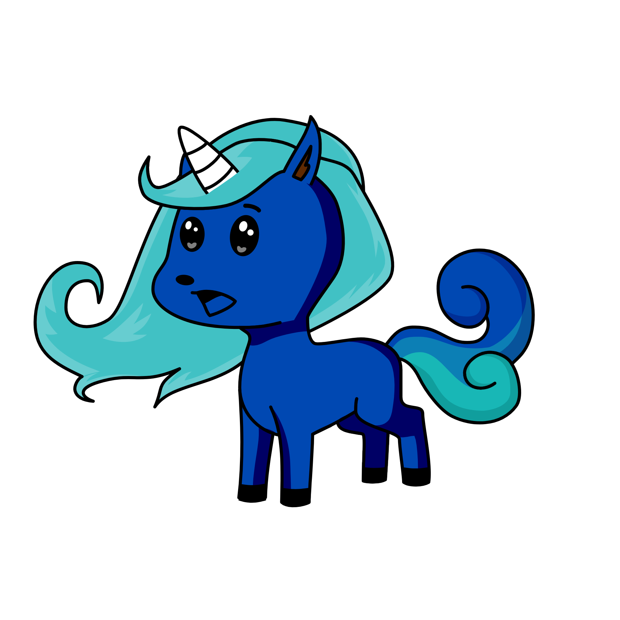Sadness, the unicorn