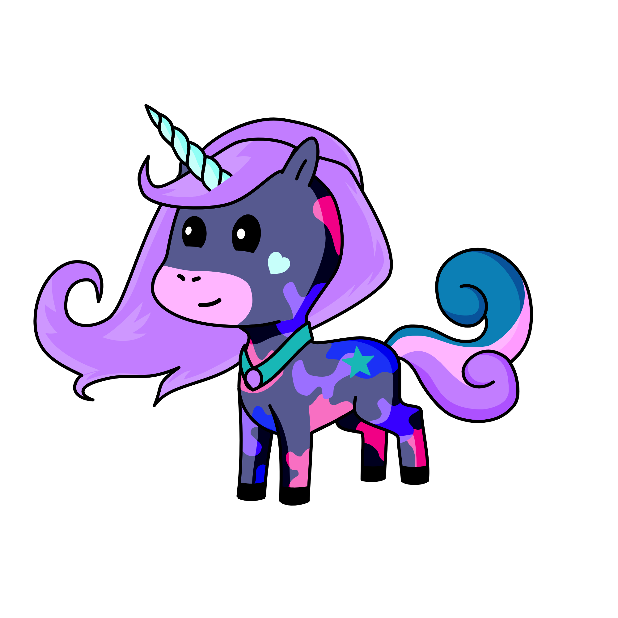 Princess of the night, the unicorn