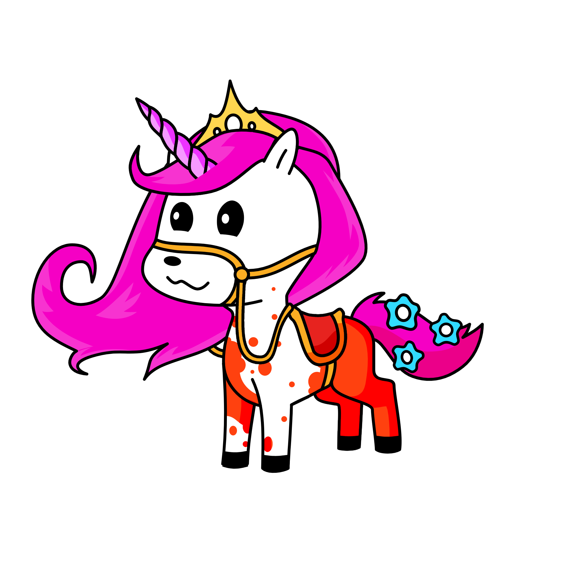 Princess Valentines, the unicorn