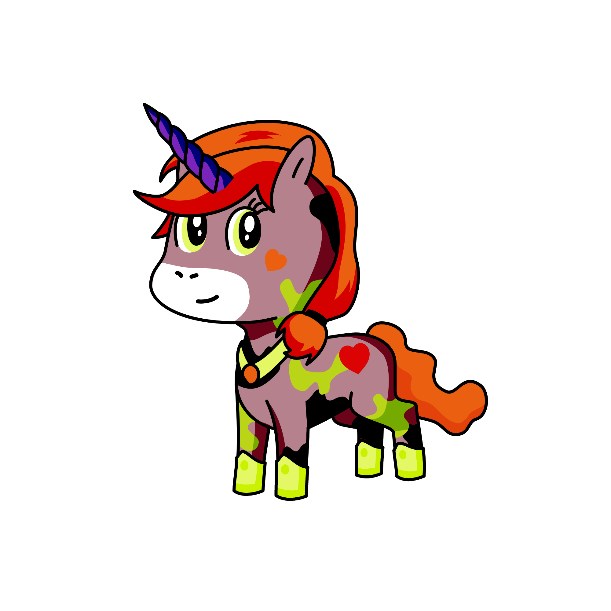 artsy, the unicorn