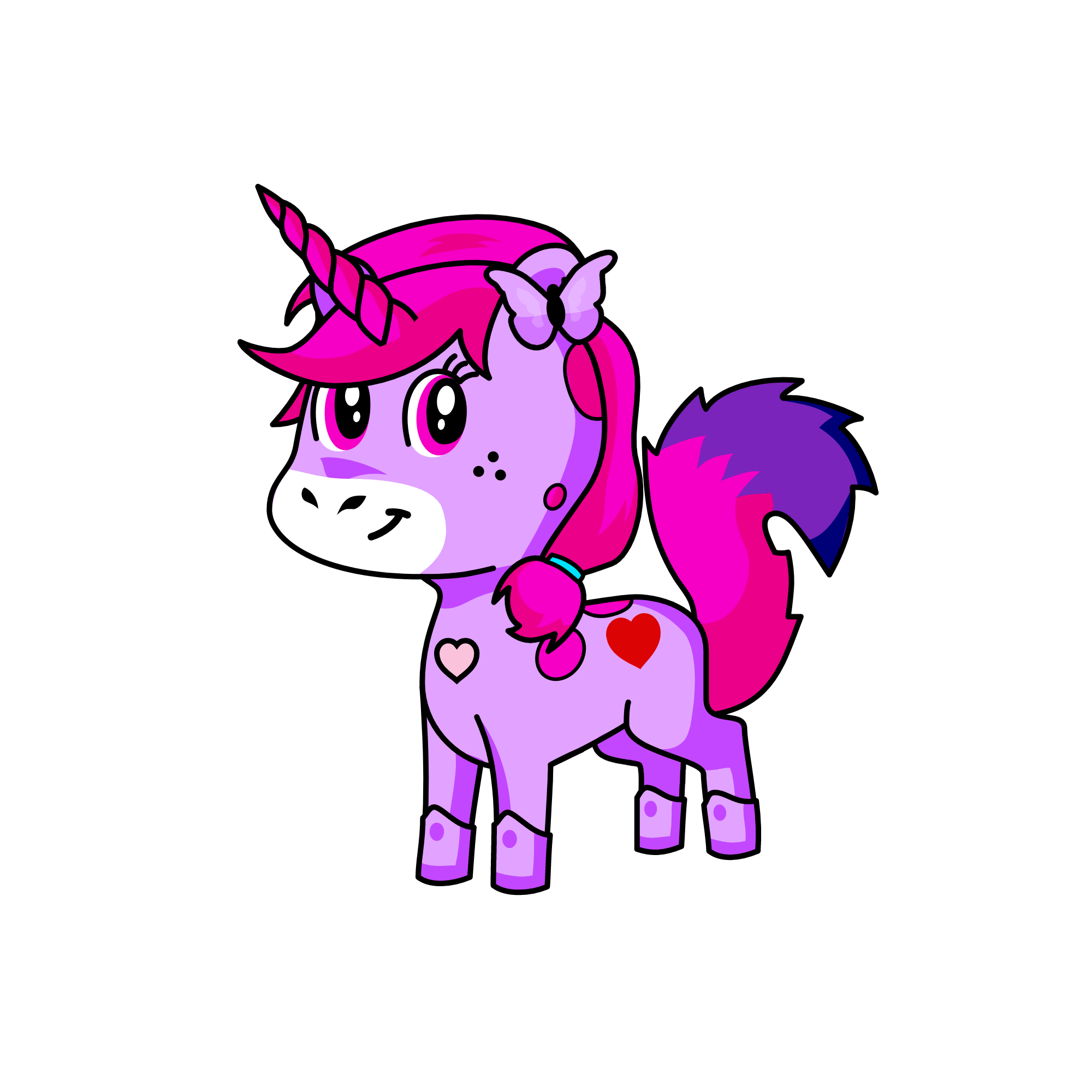 heart, the unicorn