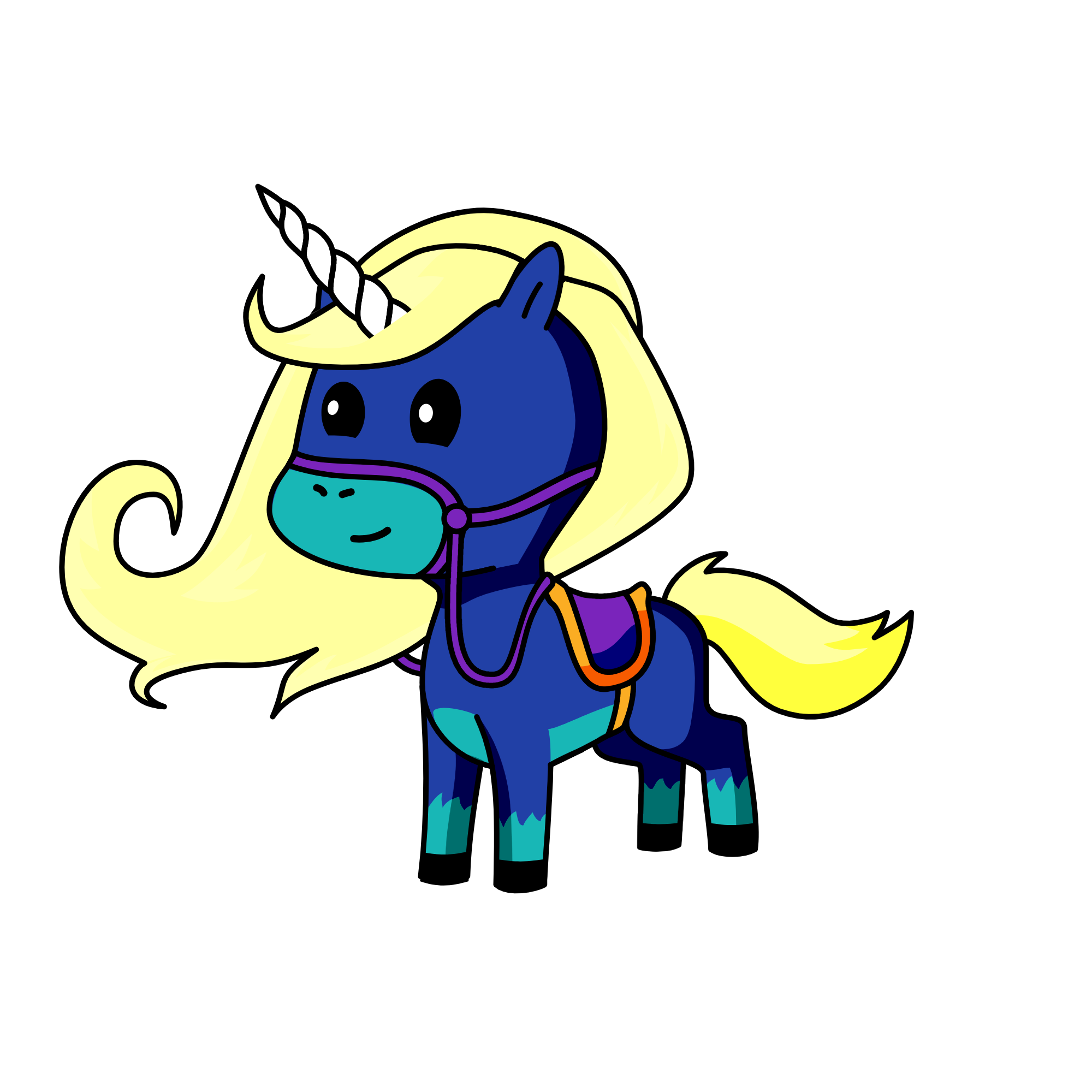 Fire heart, the unicorn