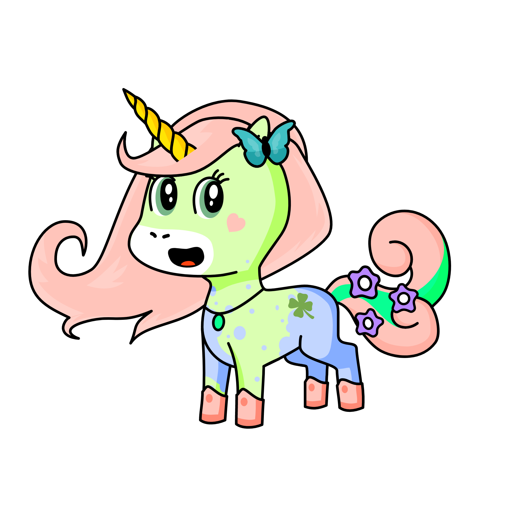 Blossom Mist, the unicorn