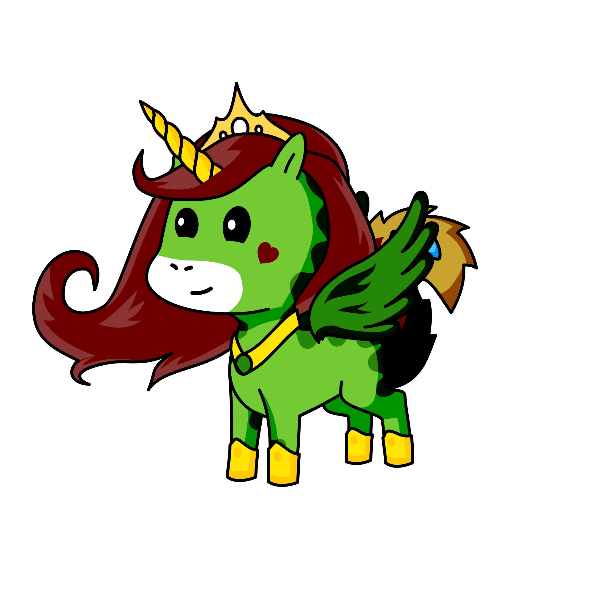 Ivylene, the unicorn