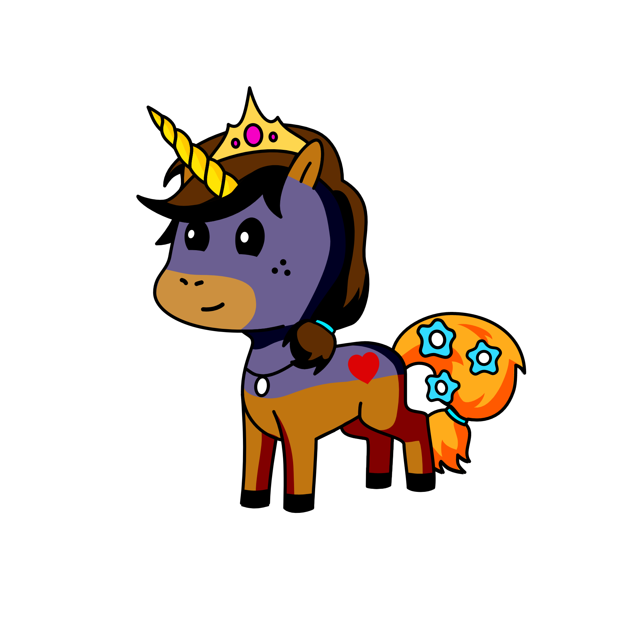 Midnight, the unicorn