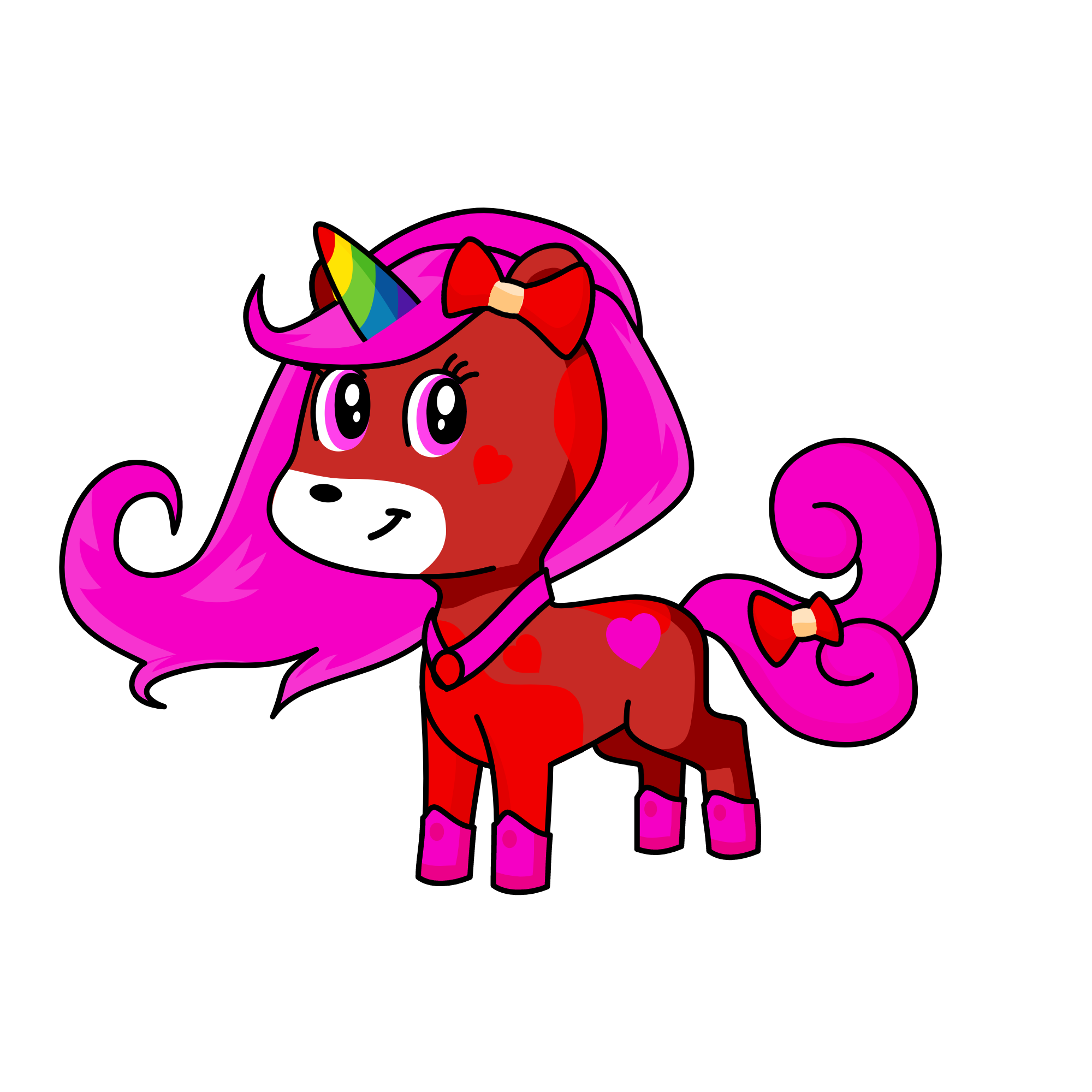 Valentine, the unicorn