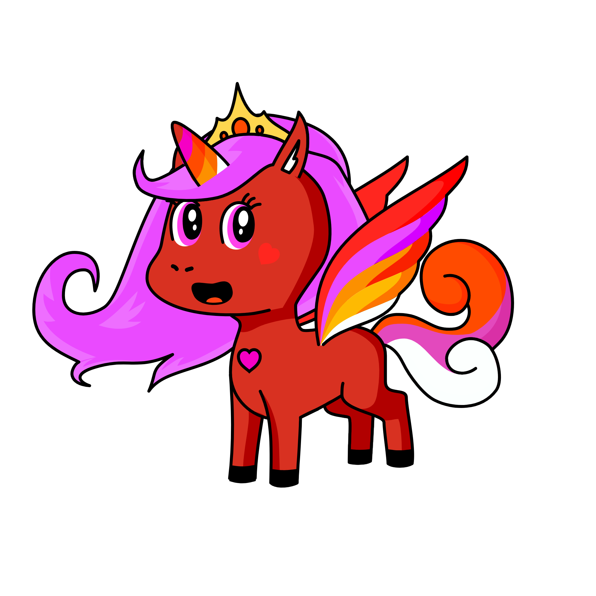 Valintine, the unicorn