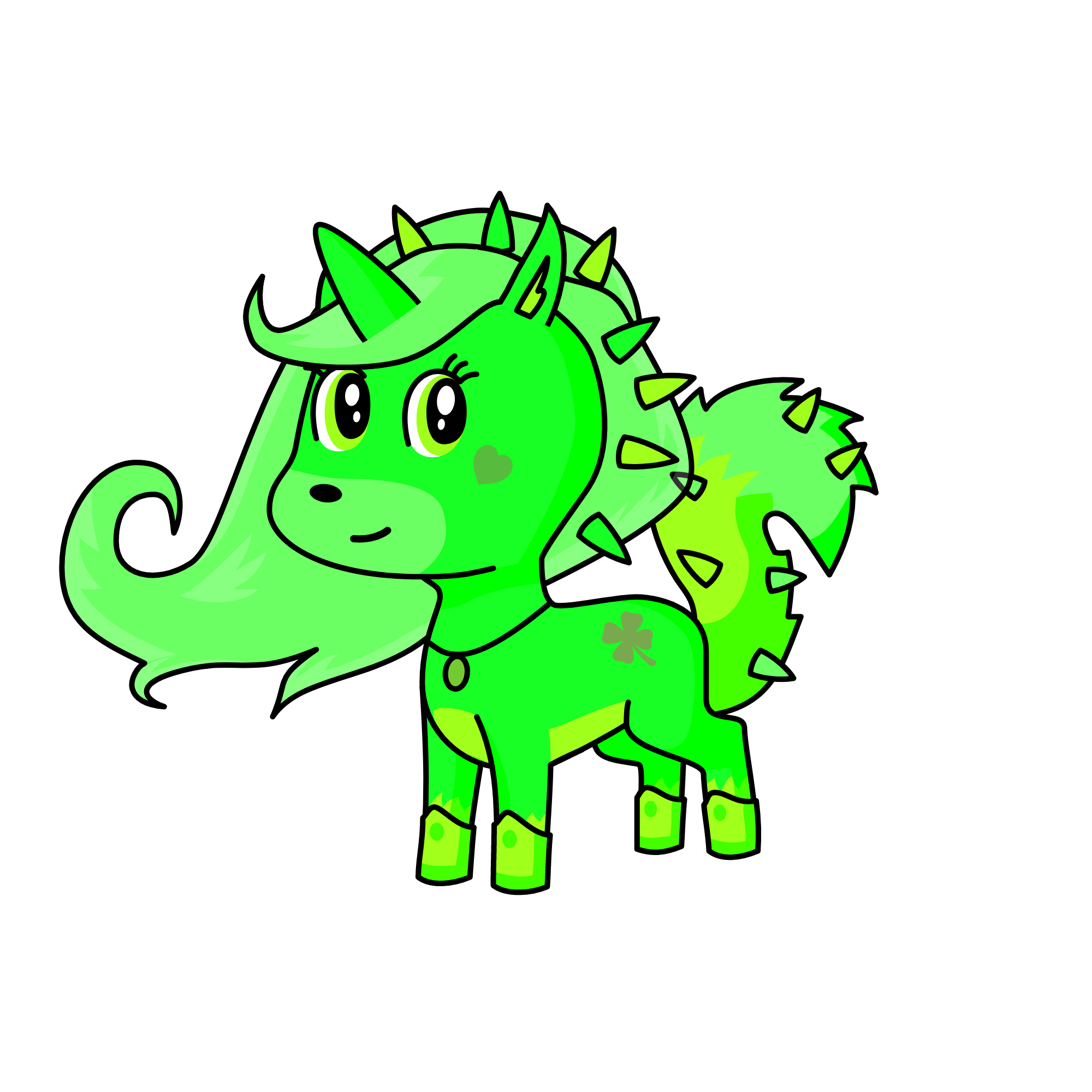 Травинка, the unicorn