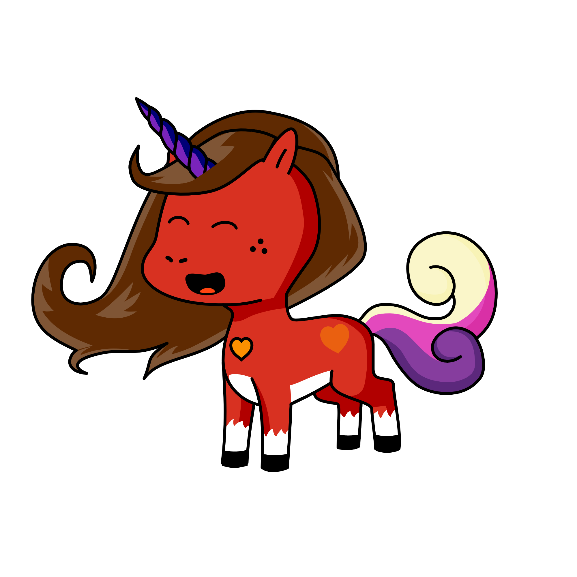 Valentine, the unicorn
