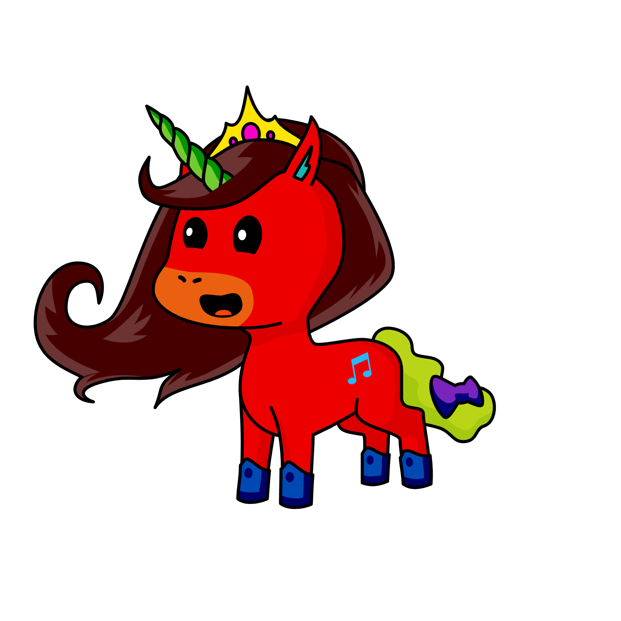 Princess Sparkles, the unicorn