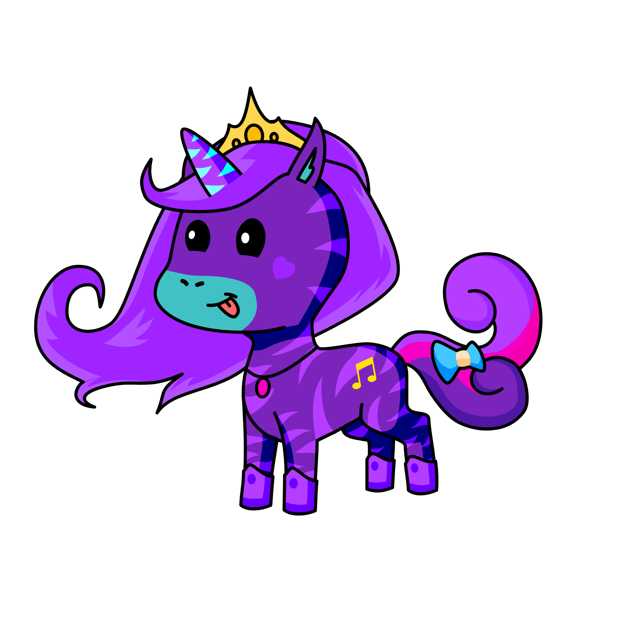 Moonlight, the unicorn