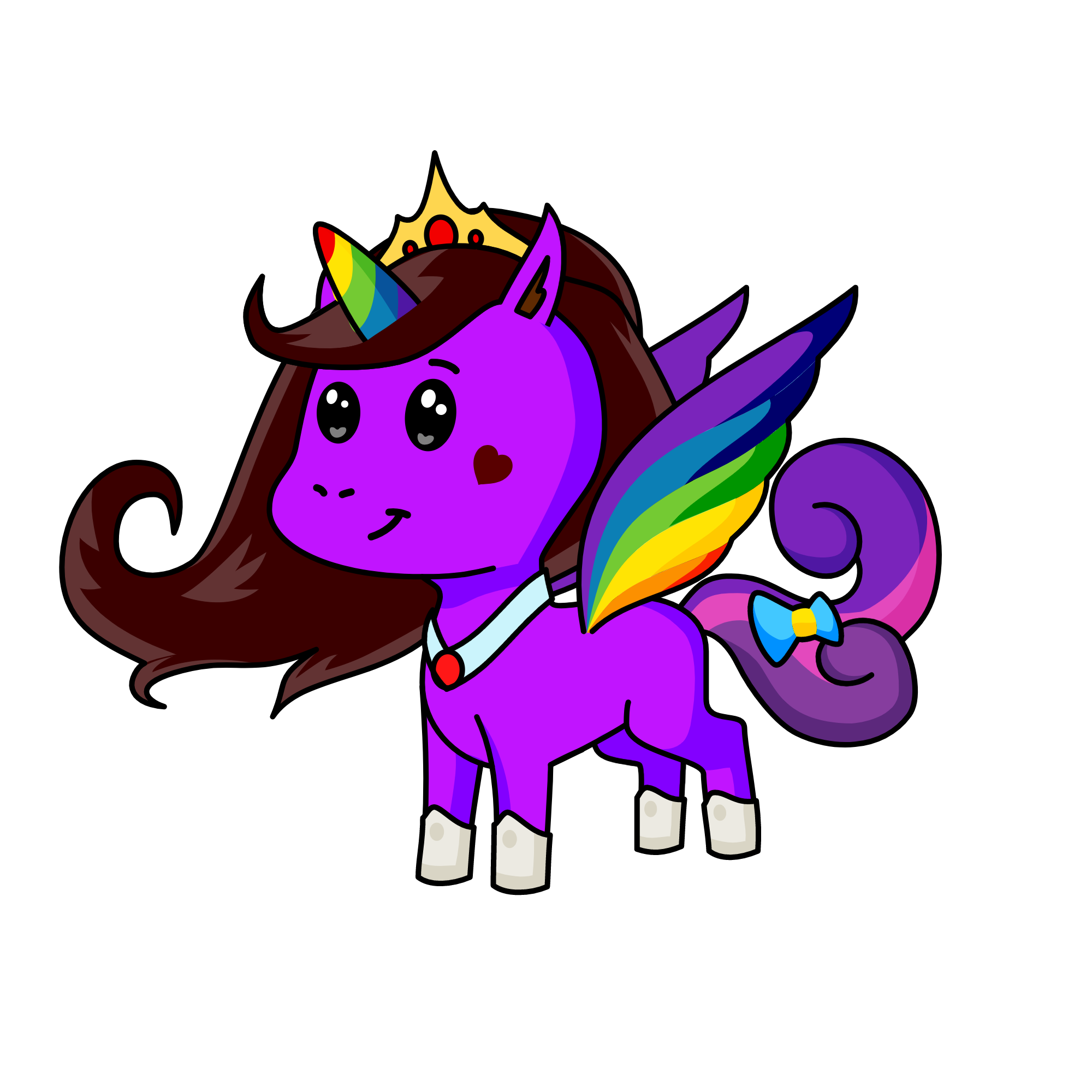 Rainbowings, the unicorn