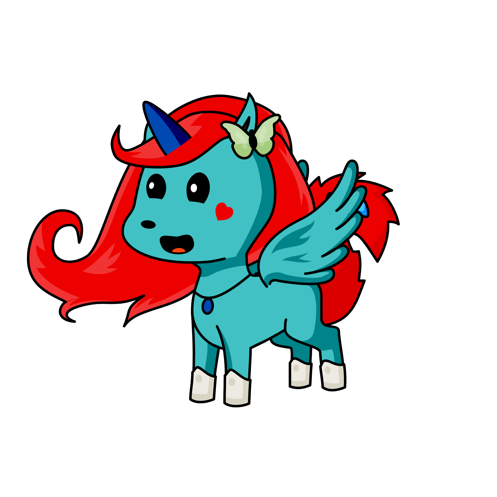 Snowy, the unicorn