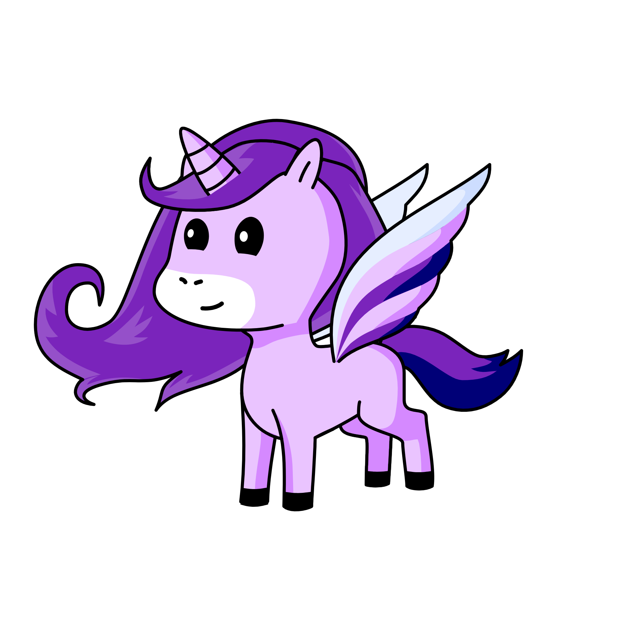 Lavender Mist, the unicorn