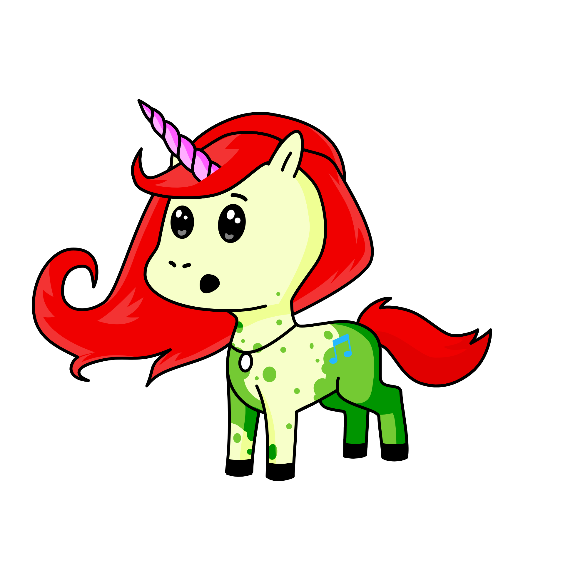 Ariel, the unicorn