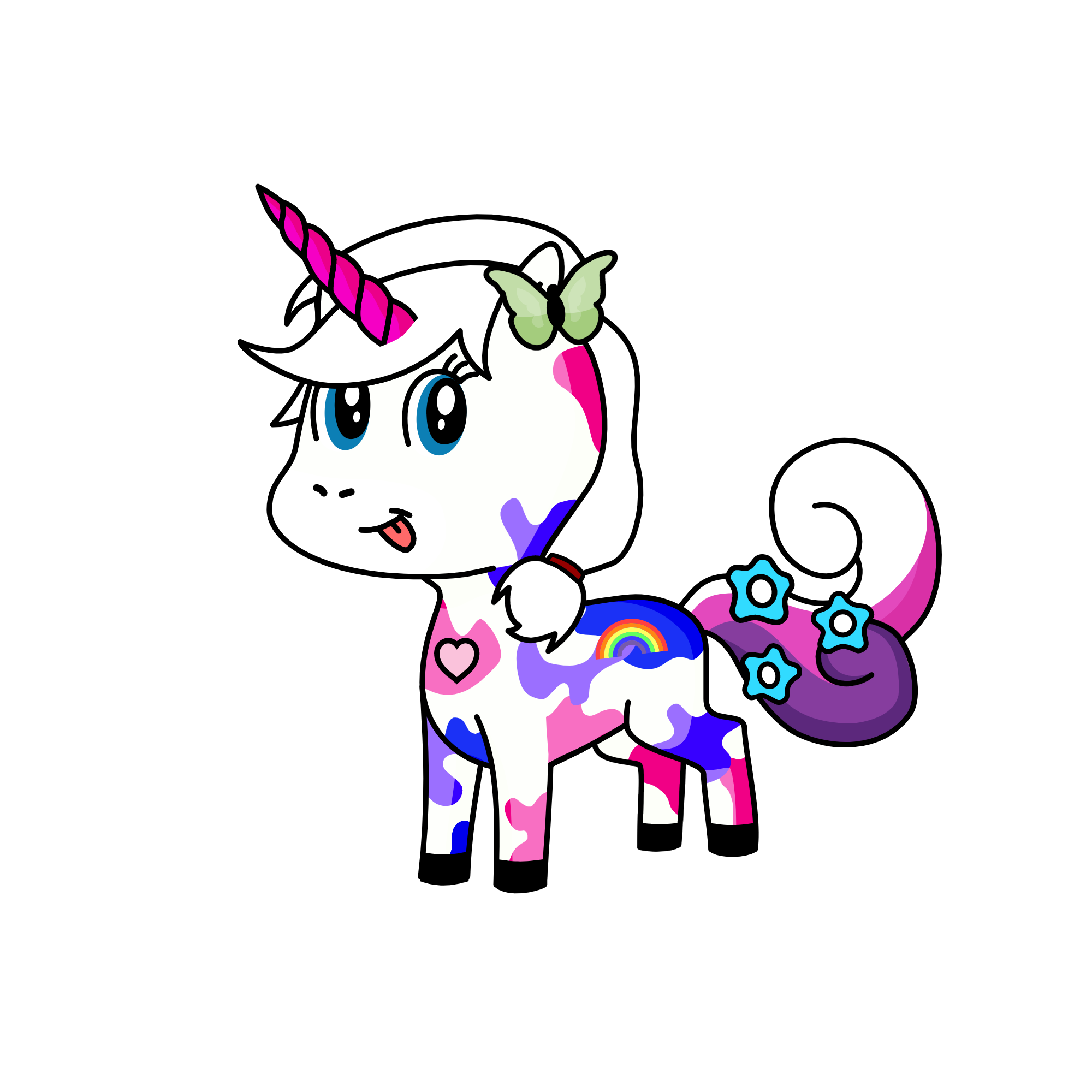 Pinkpie, the unicorn