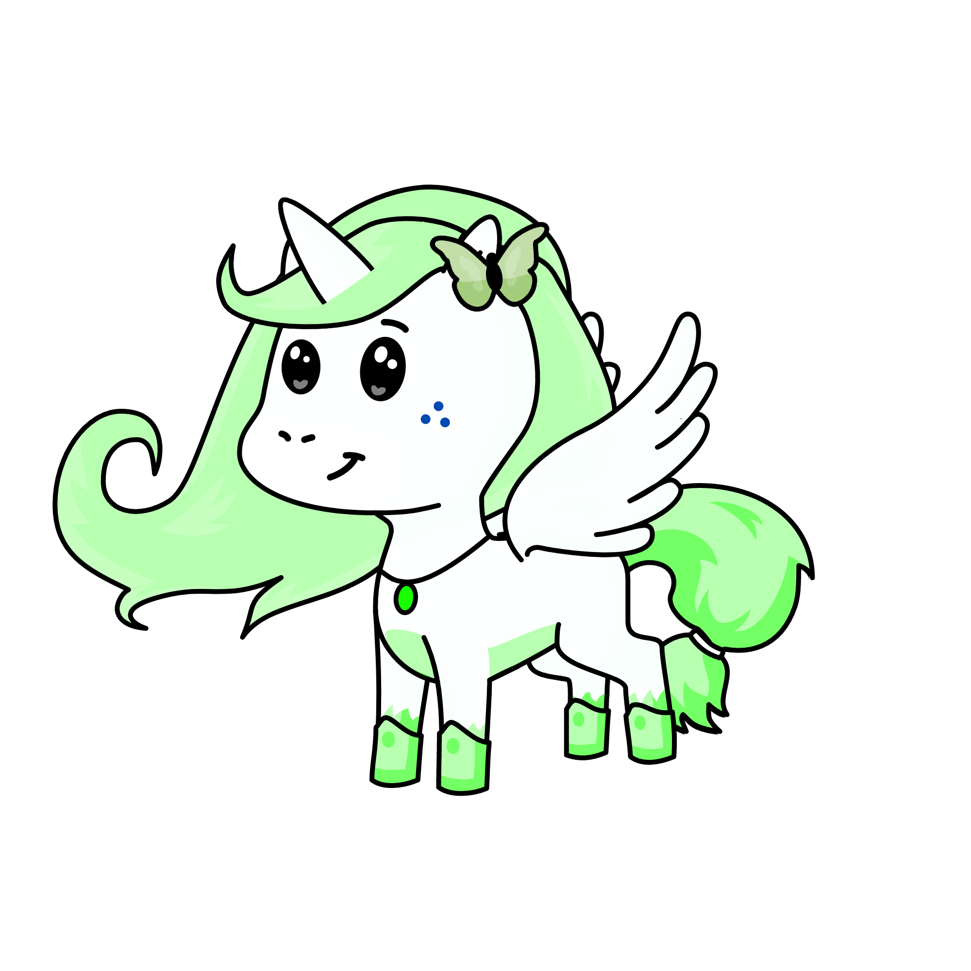Forest Queen, the unicorn