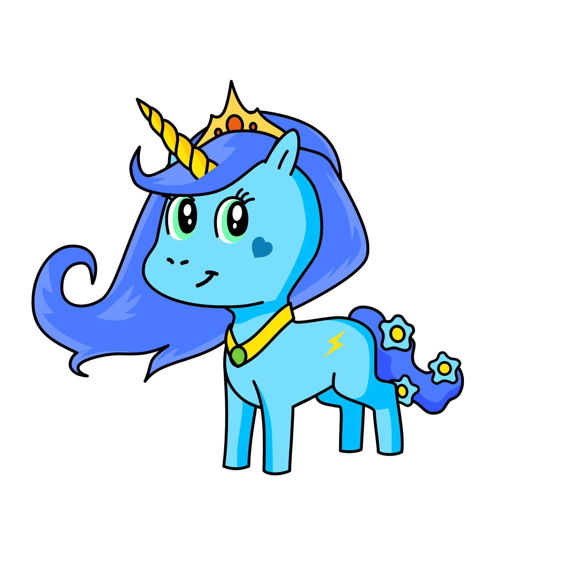 Sky, the unicorn