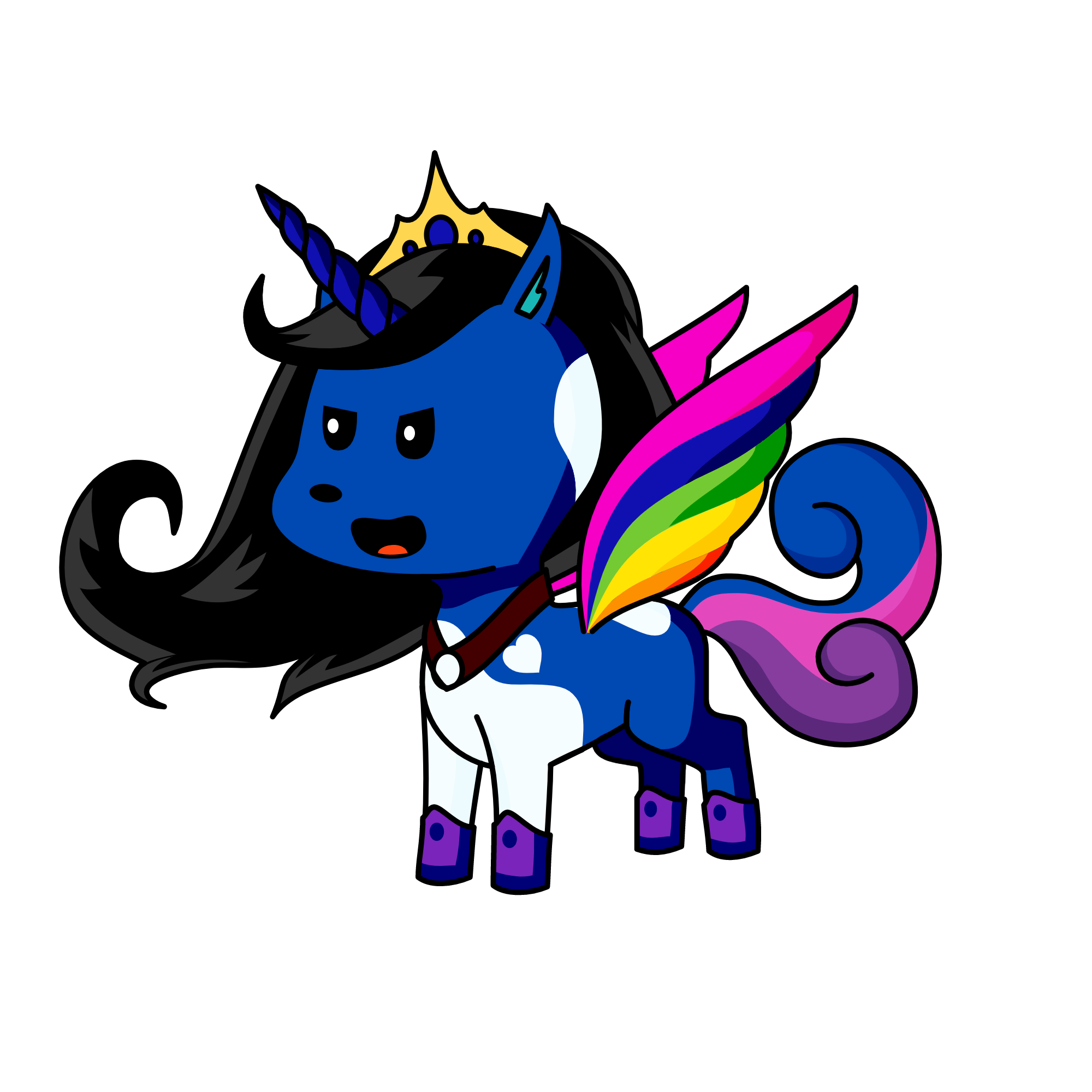 Queen Luna , the unicorn