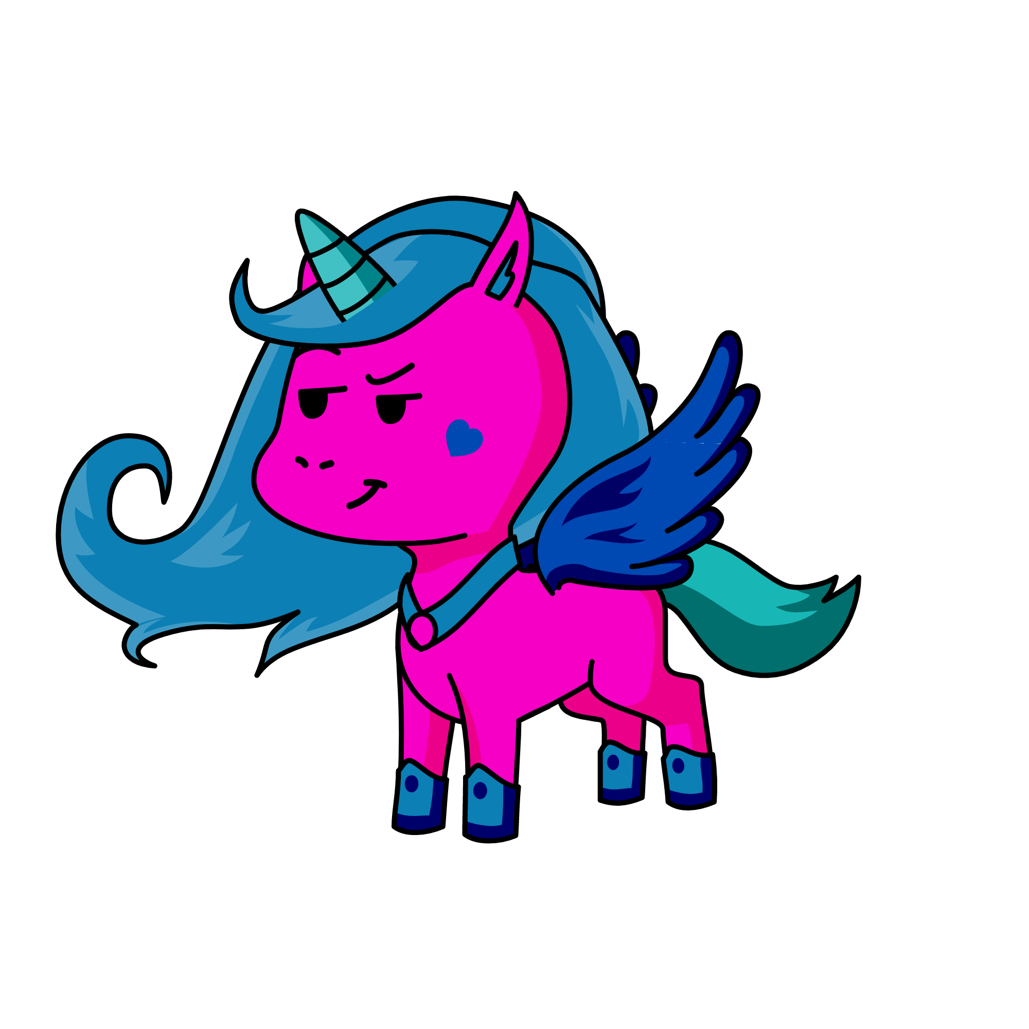 MIMI LOVER FELLA FAN, the unicorn