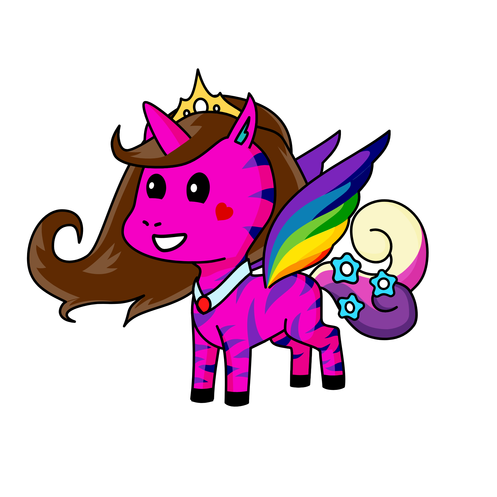 Rainbowmoon, the unicorn