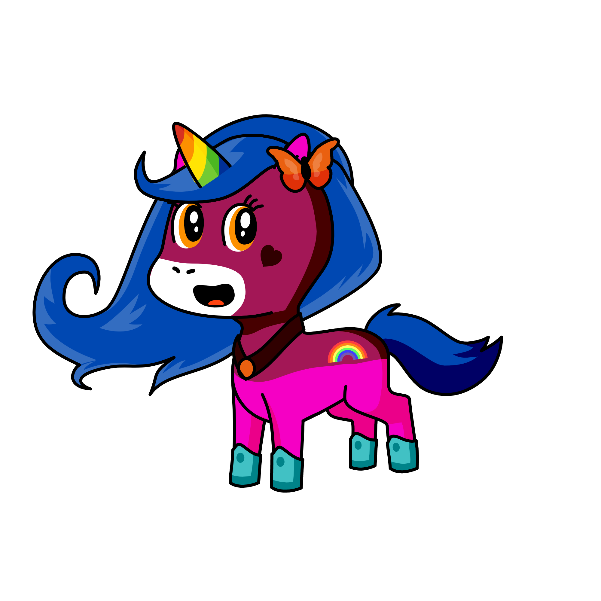 Night Fury, the unicorn