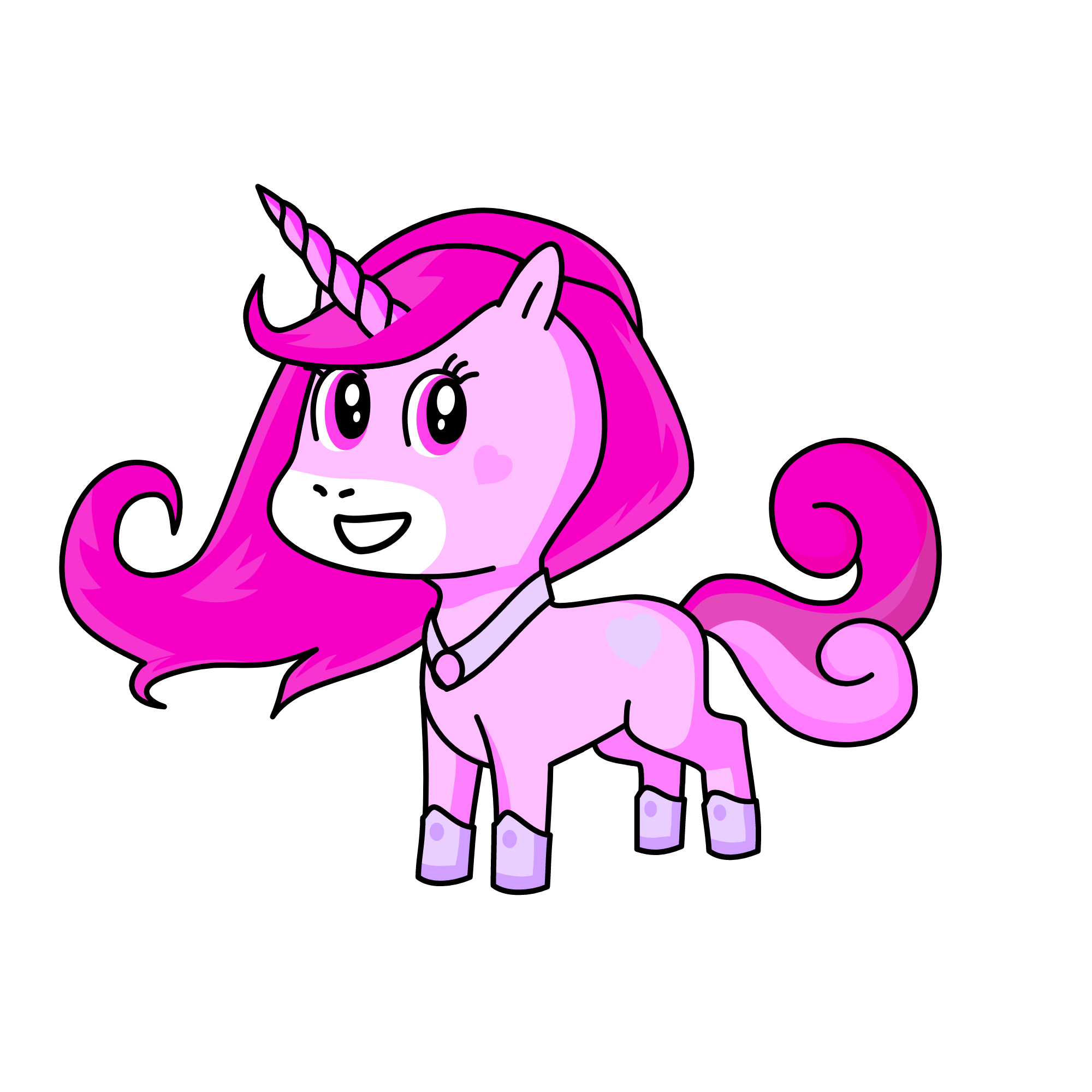 pinky, the unicorn