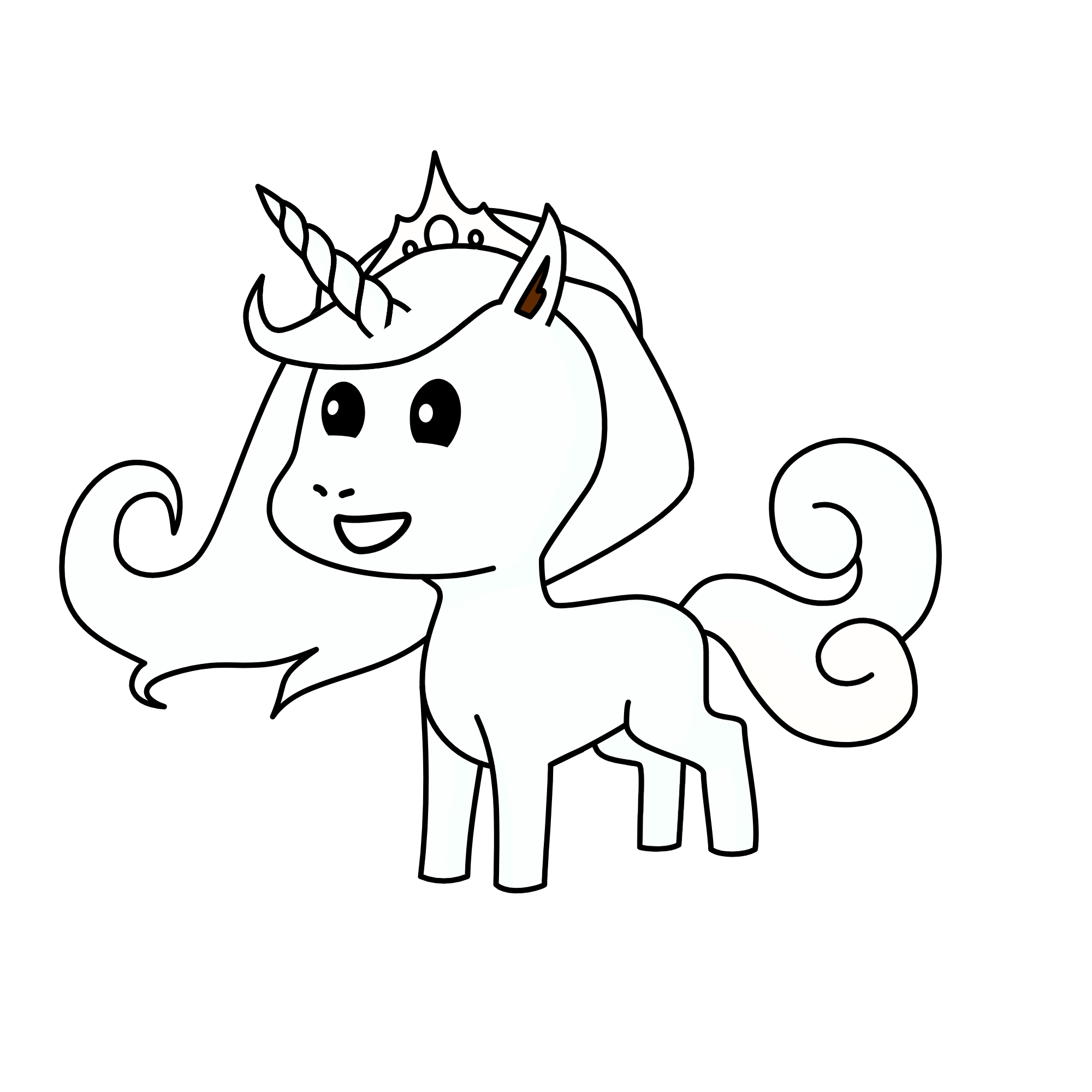 princess white, the unicorn