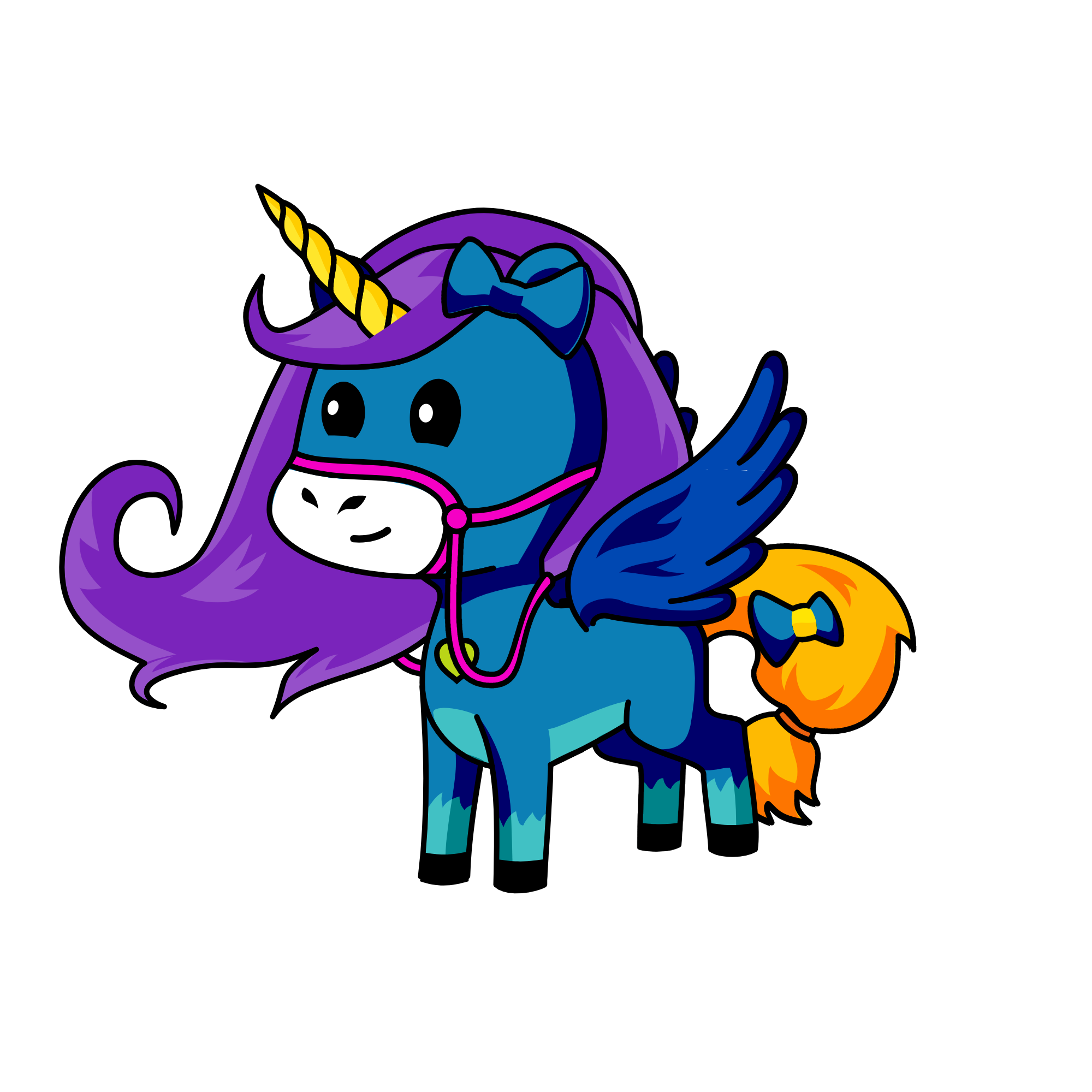 goldy, the unicorn