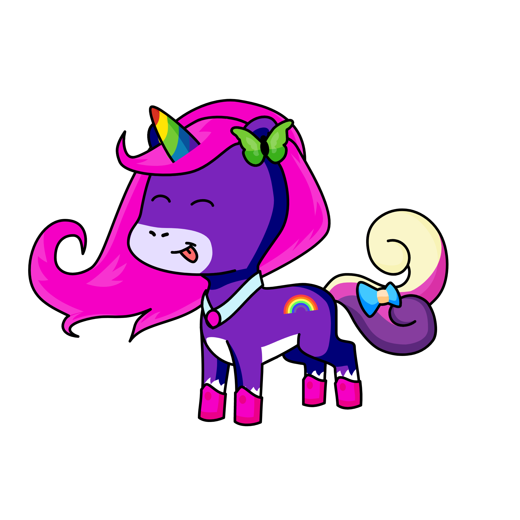 cloud bueaty, the unicorn