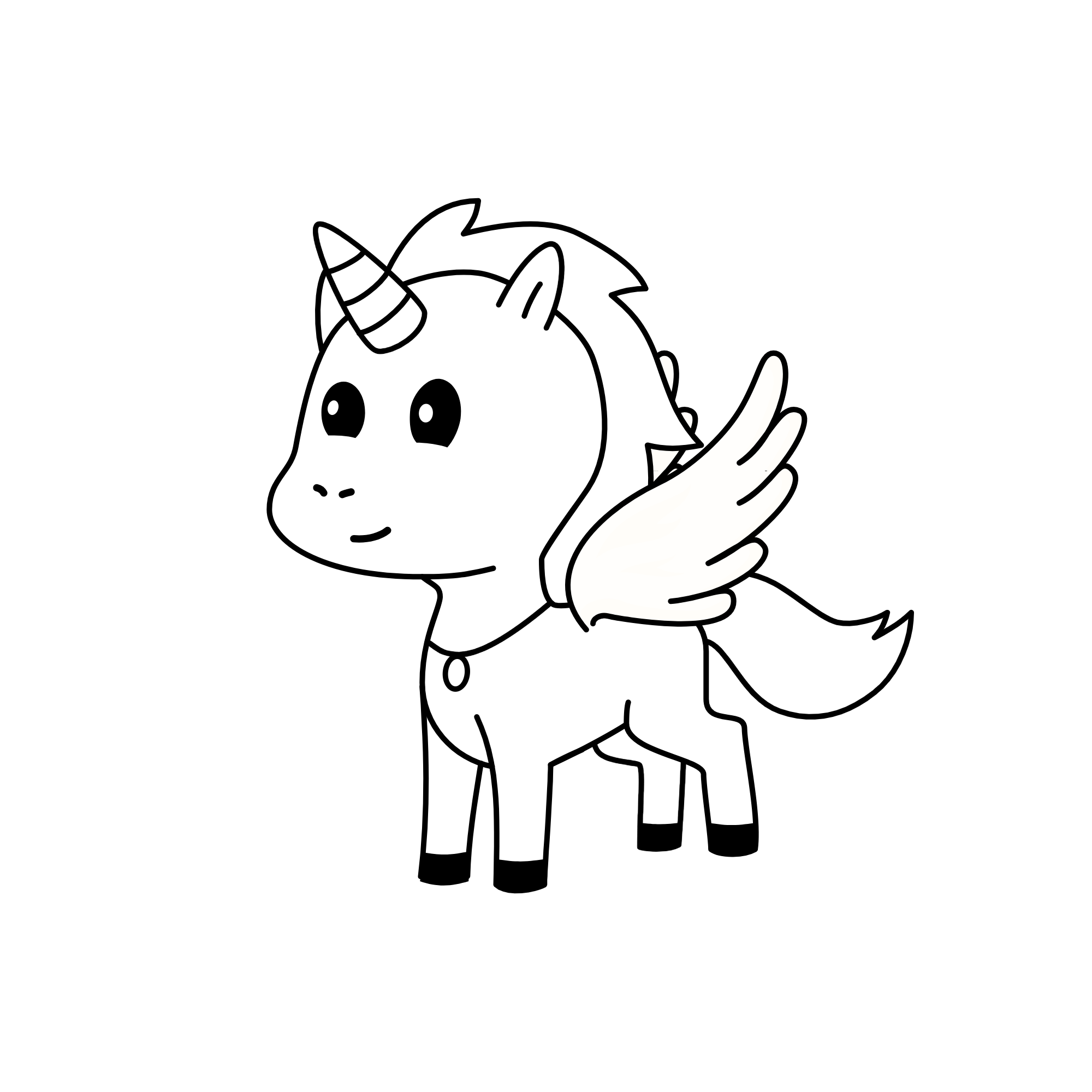 cloudy, the unicorn