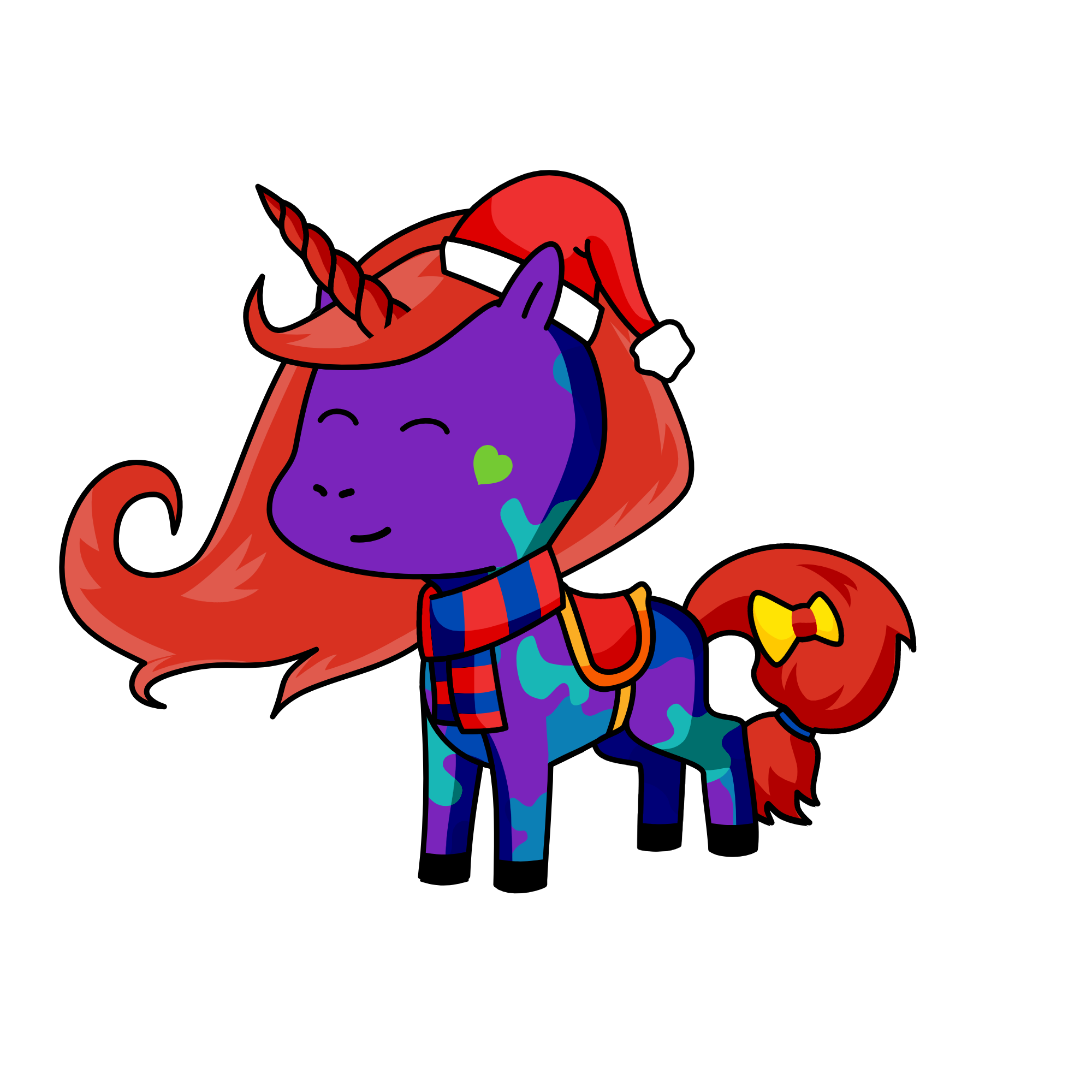 santa_gift, the unicorn