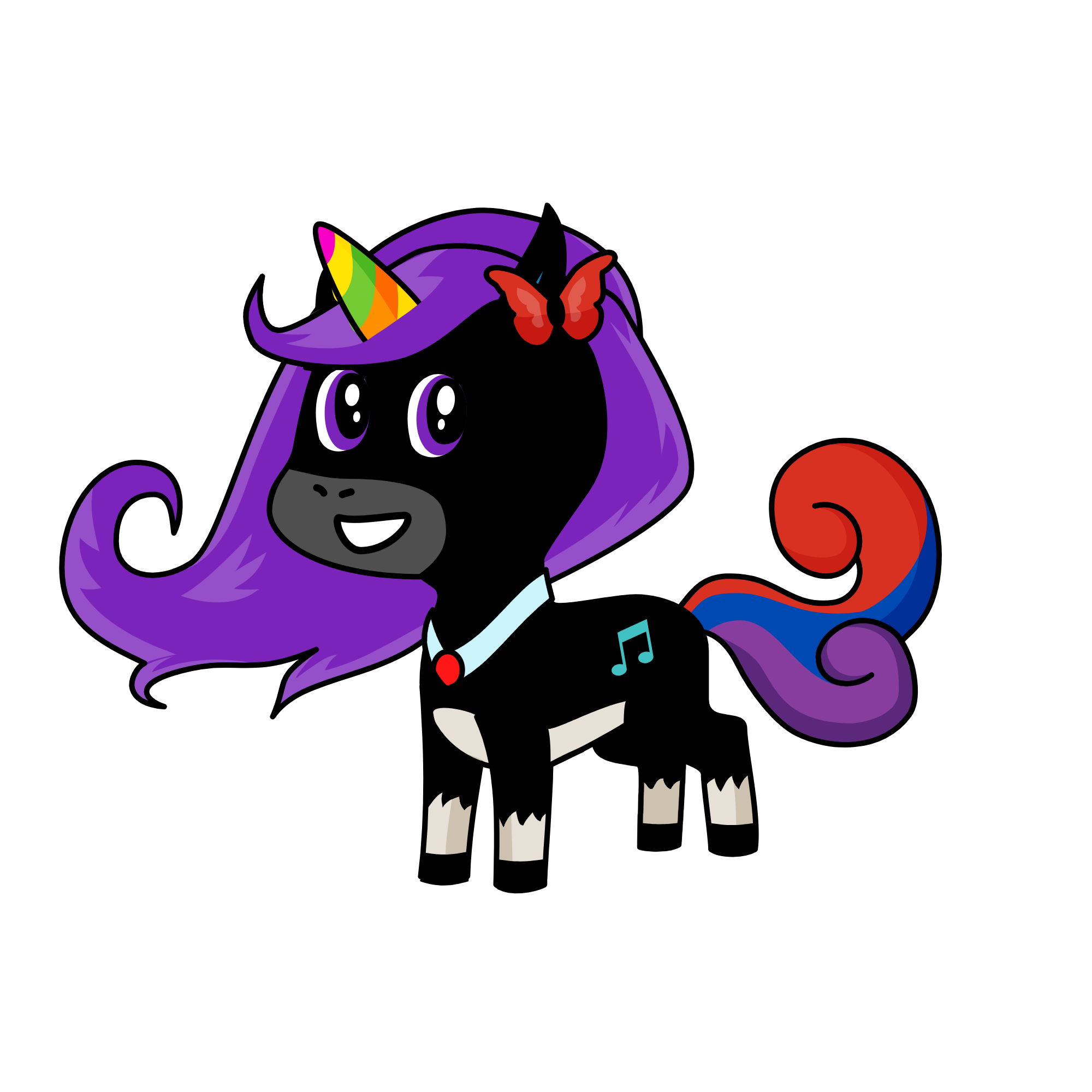 Electra SprinkleCake, the unicorn