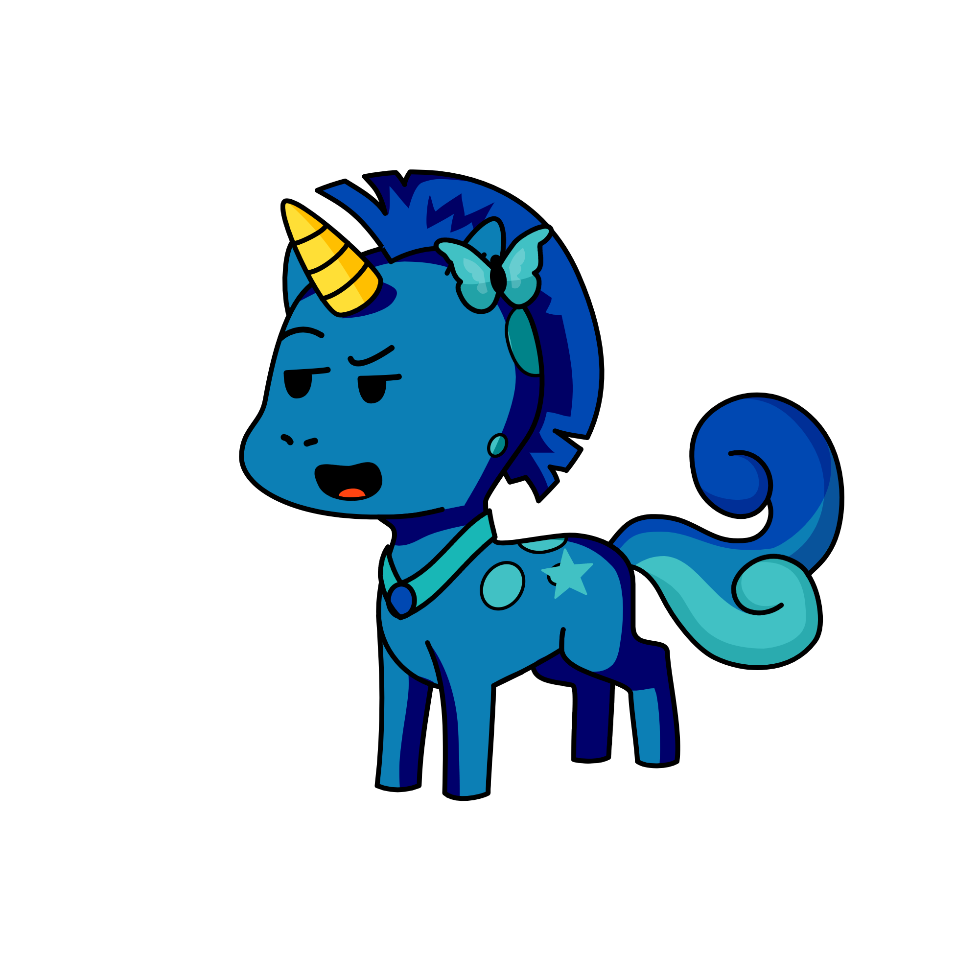 Snow Queen, the unicorn