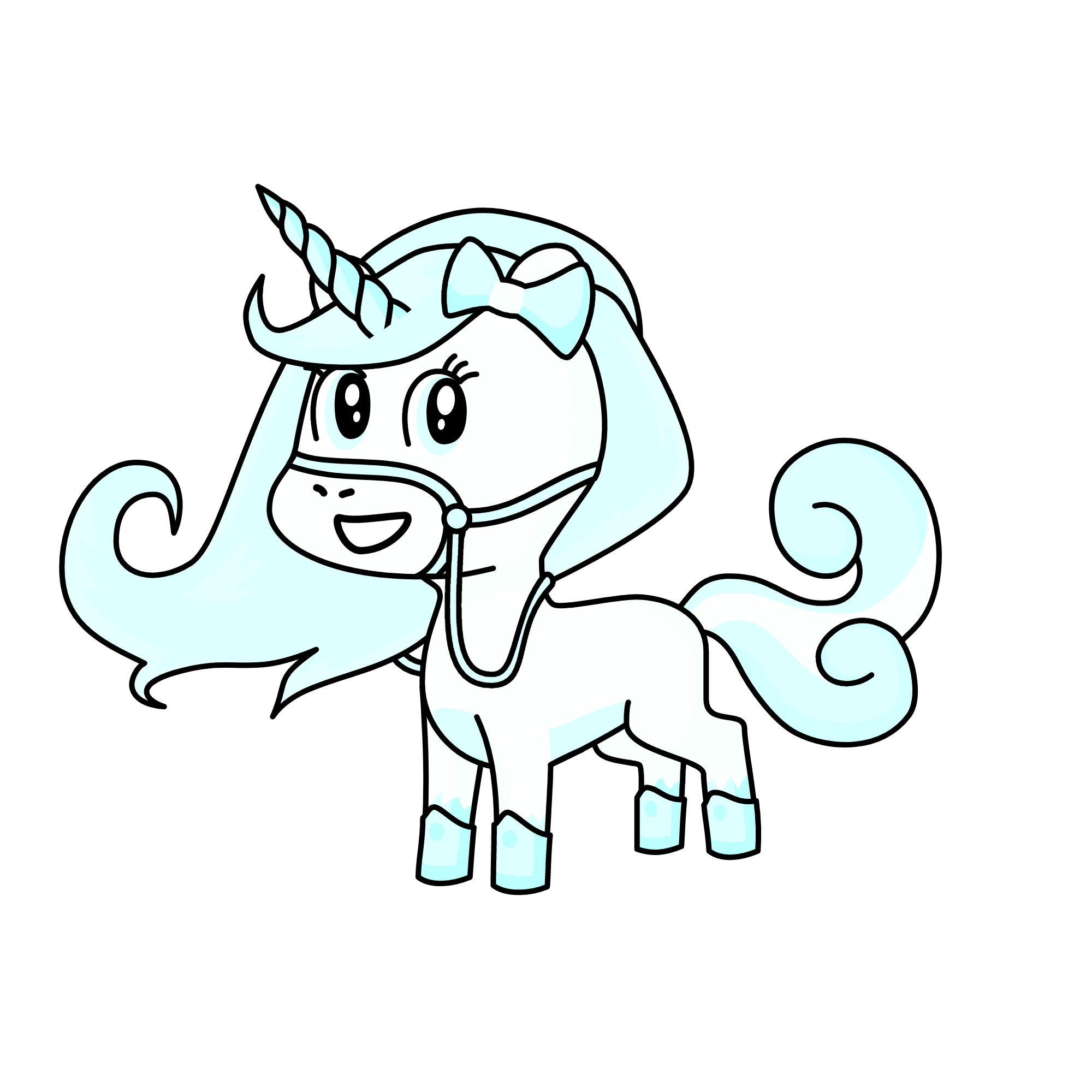 Snow, the unicorn