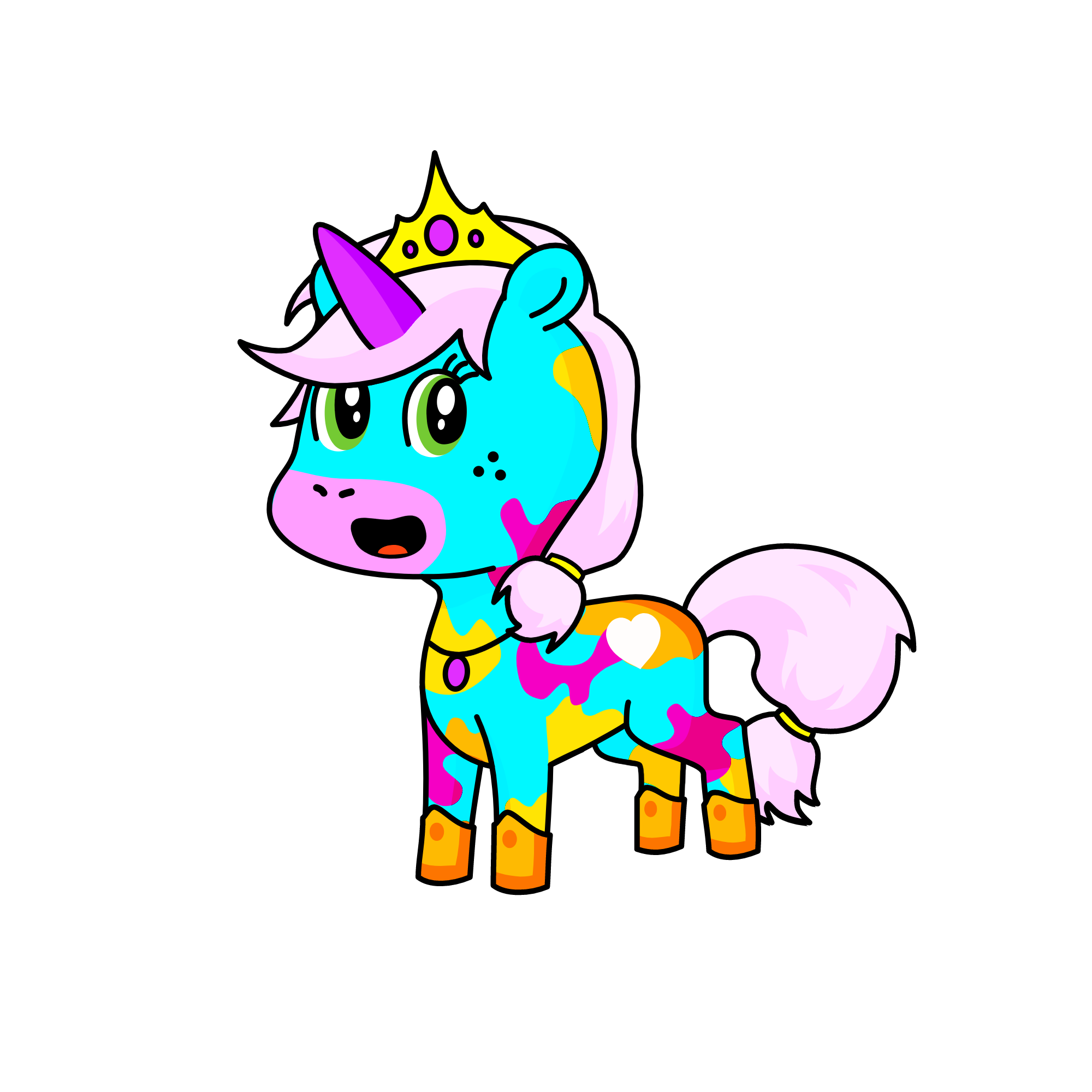 مرینت, the unicorn