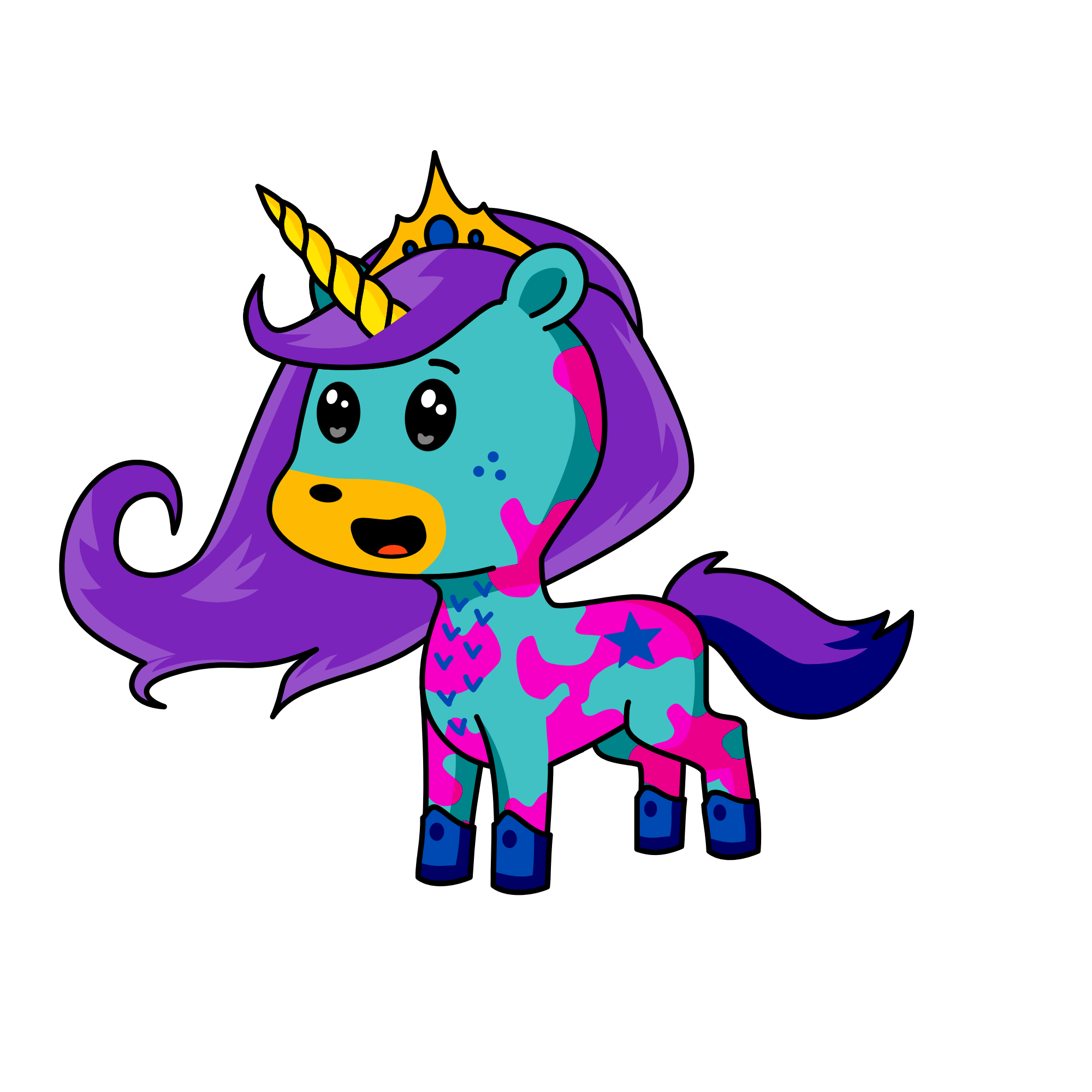 Pinkie pie, the unicorn