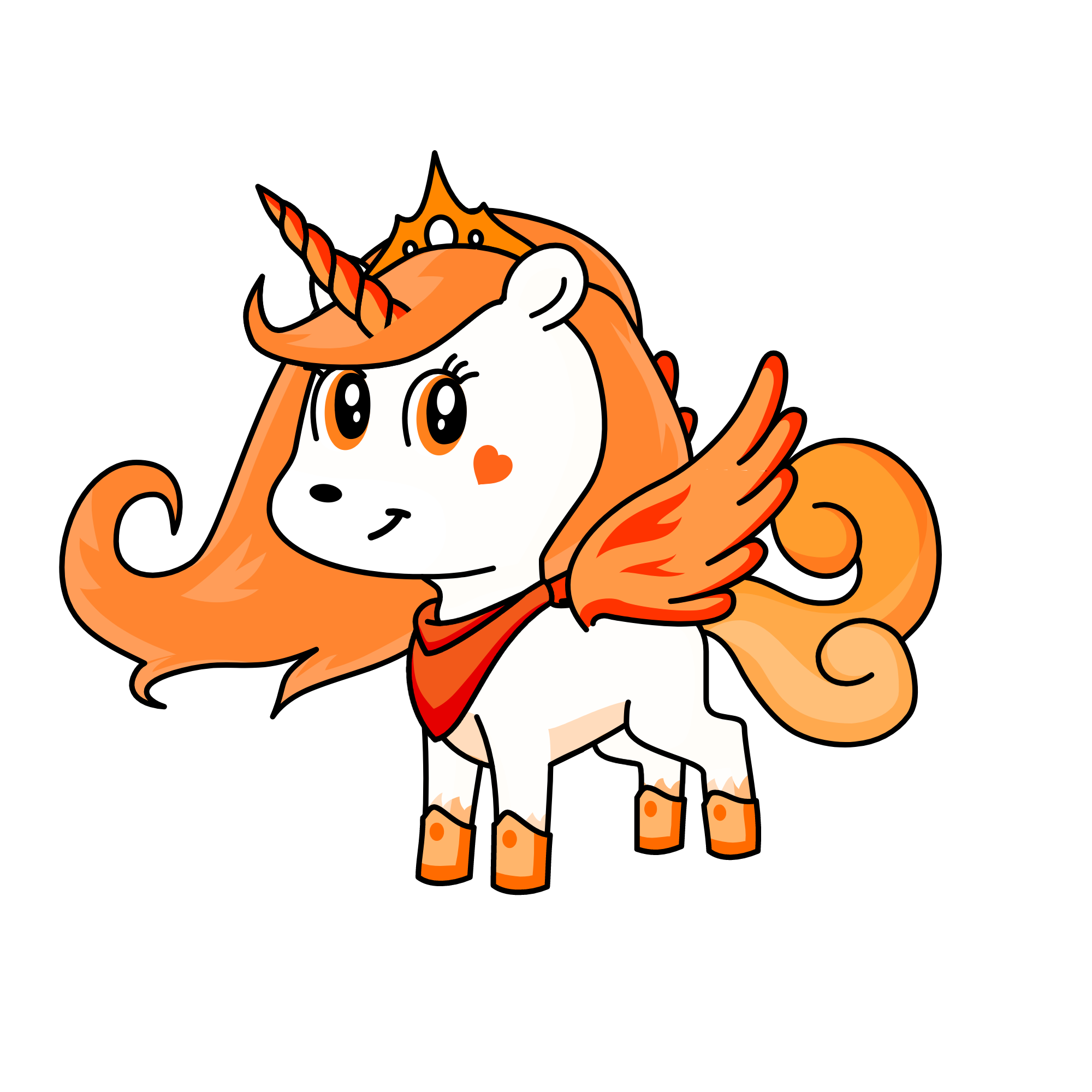 Amber, the unicorn