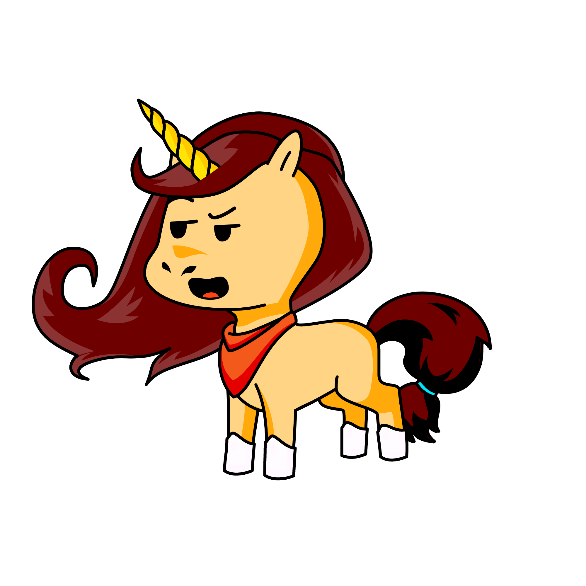 Cristal, the unicorn