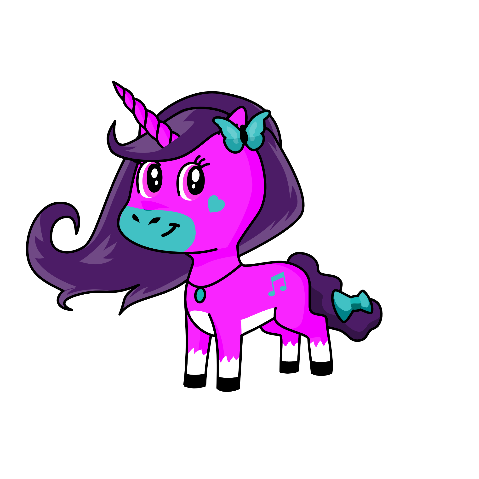 songbird butterfly, the unicorn