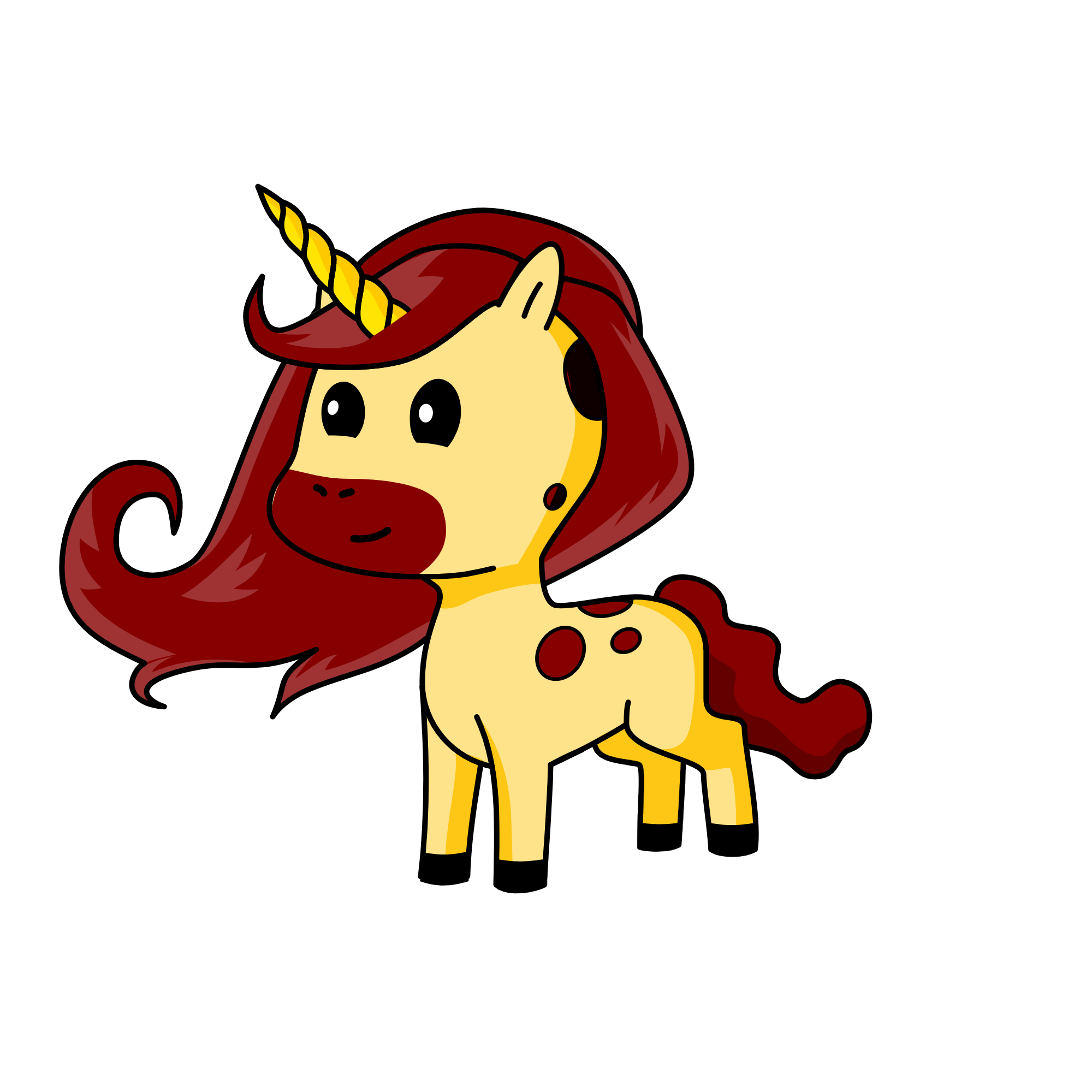 Gazelleacorn, the unicorn