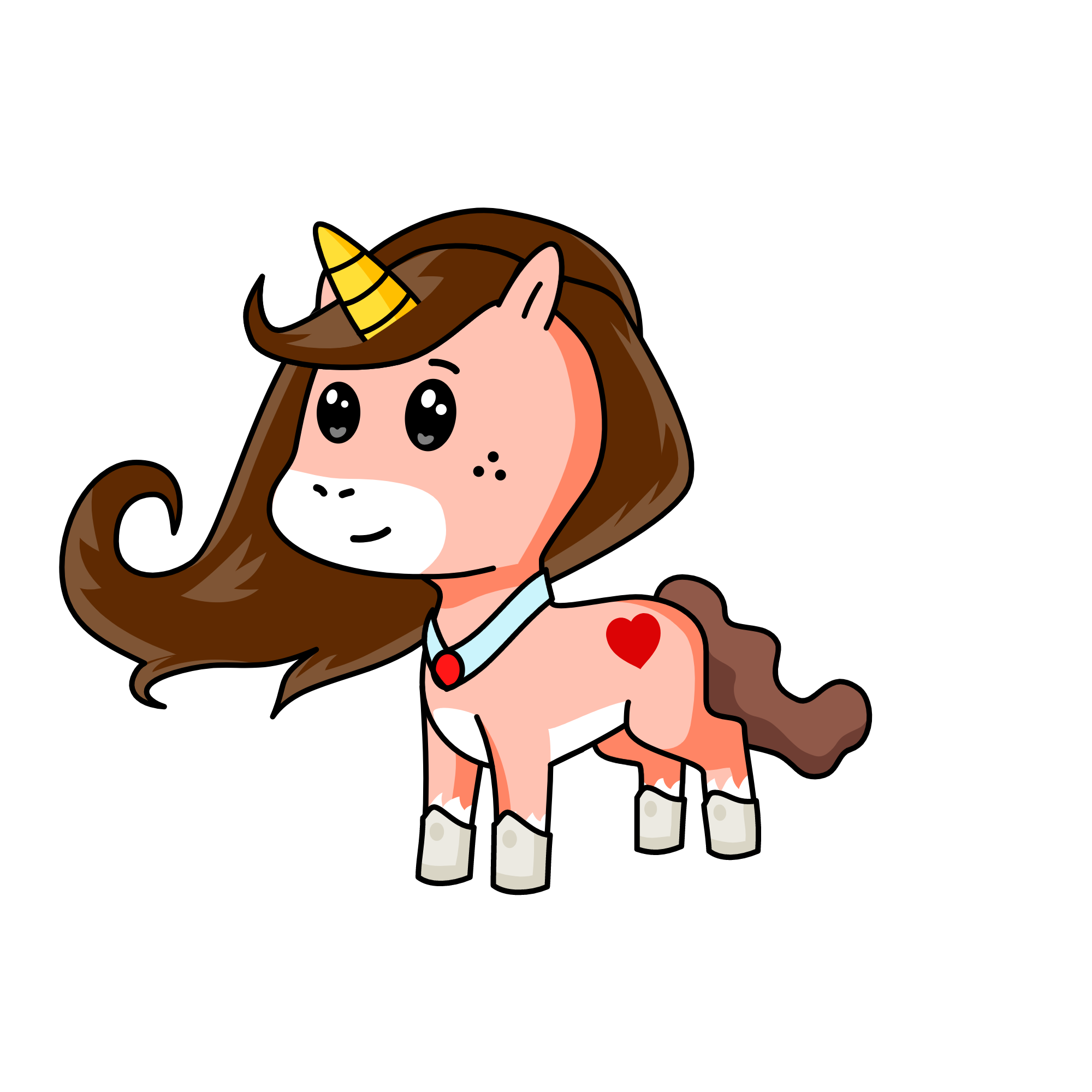 rose, the unicorn