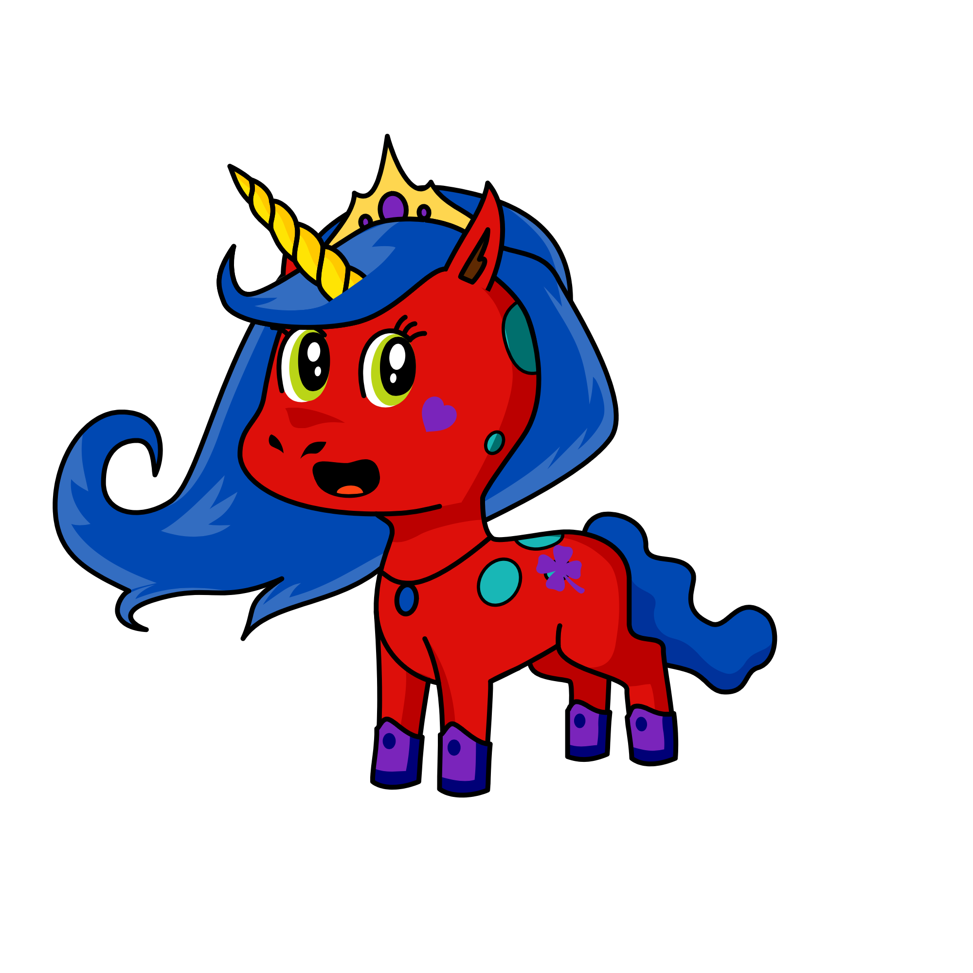 Luna, the unicorn