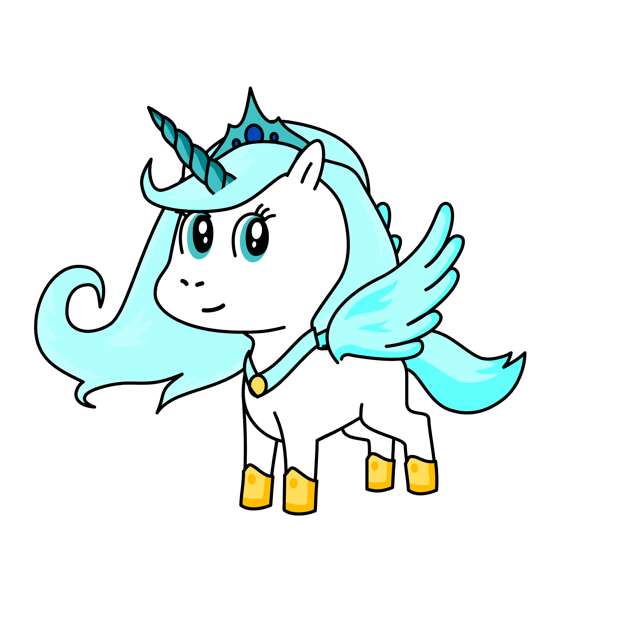cloud, the unicorn