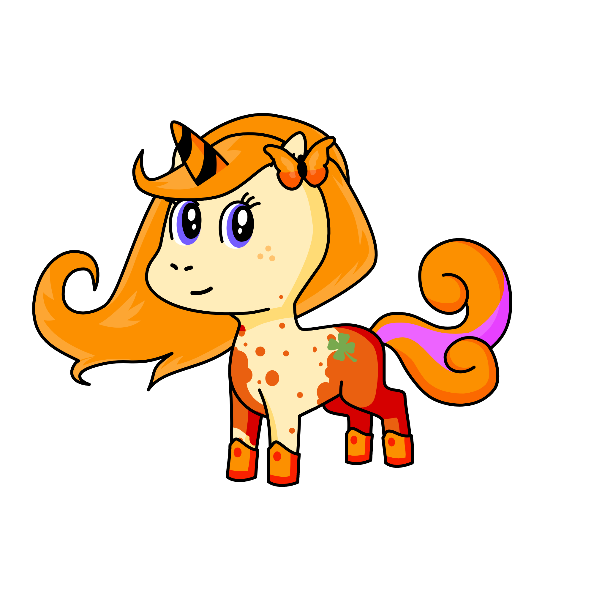 Poppy, the unicorn