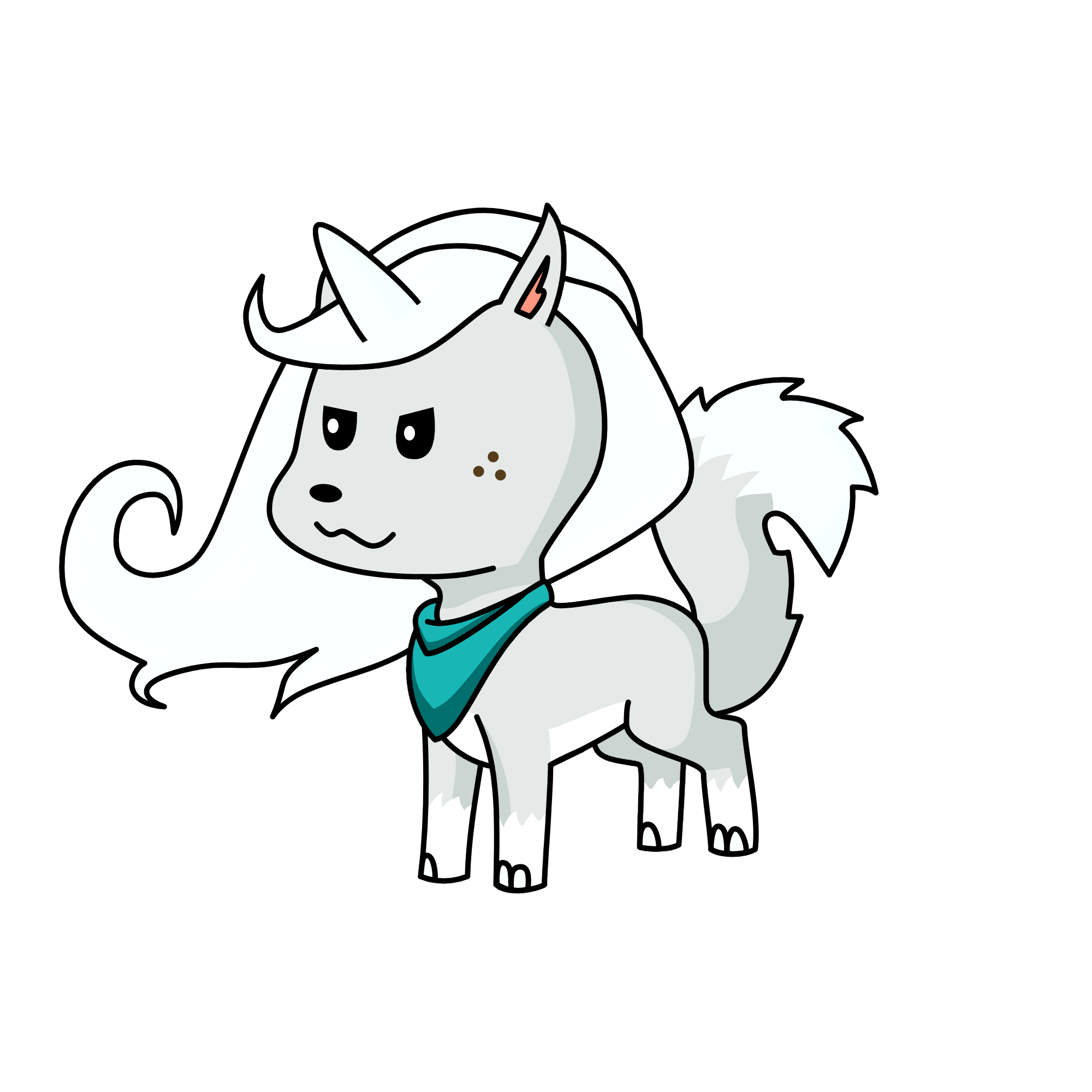 Snow White, the unicorn