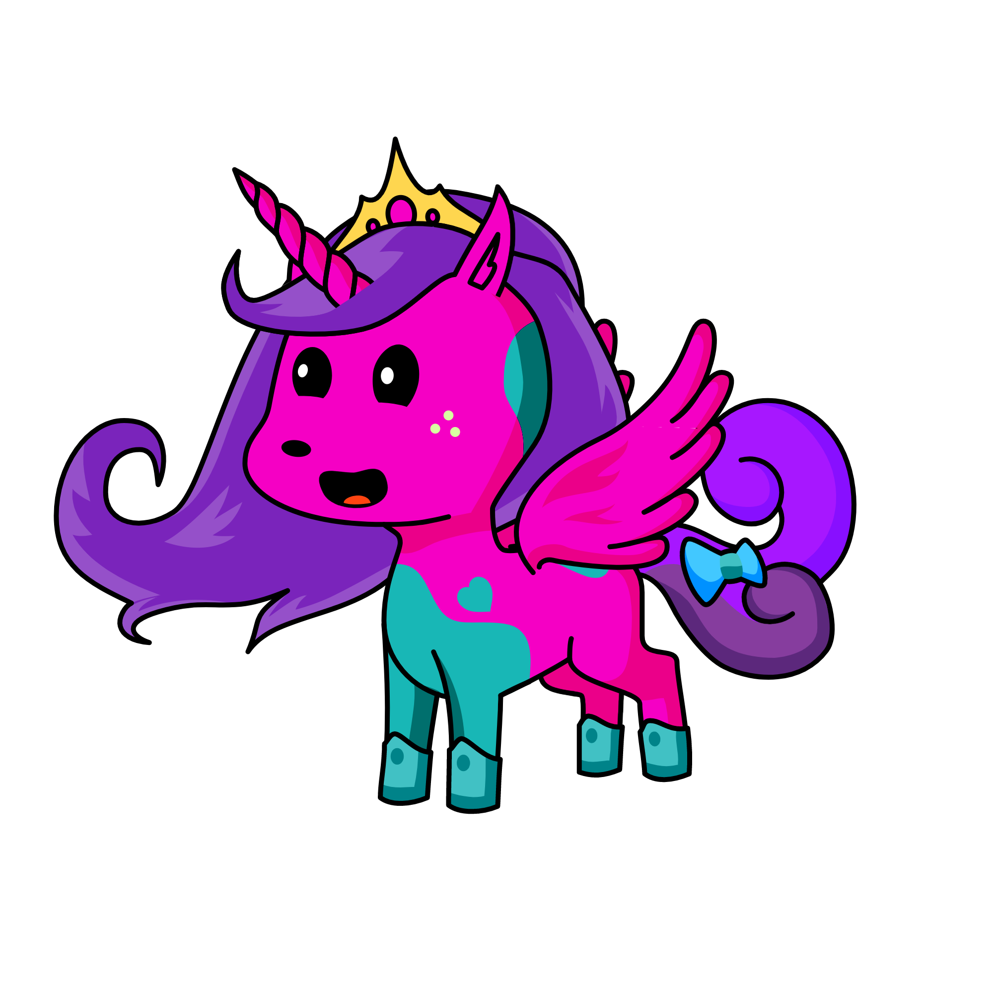 Silverveil, the unicorn