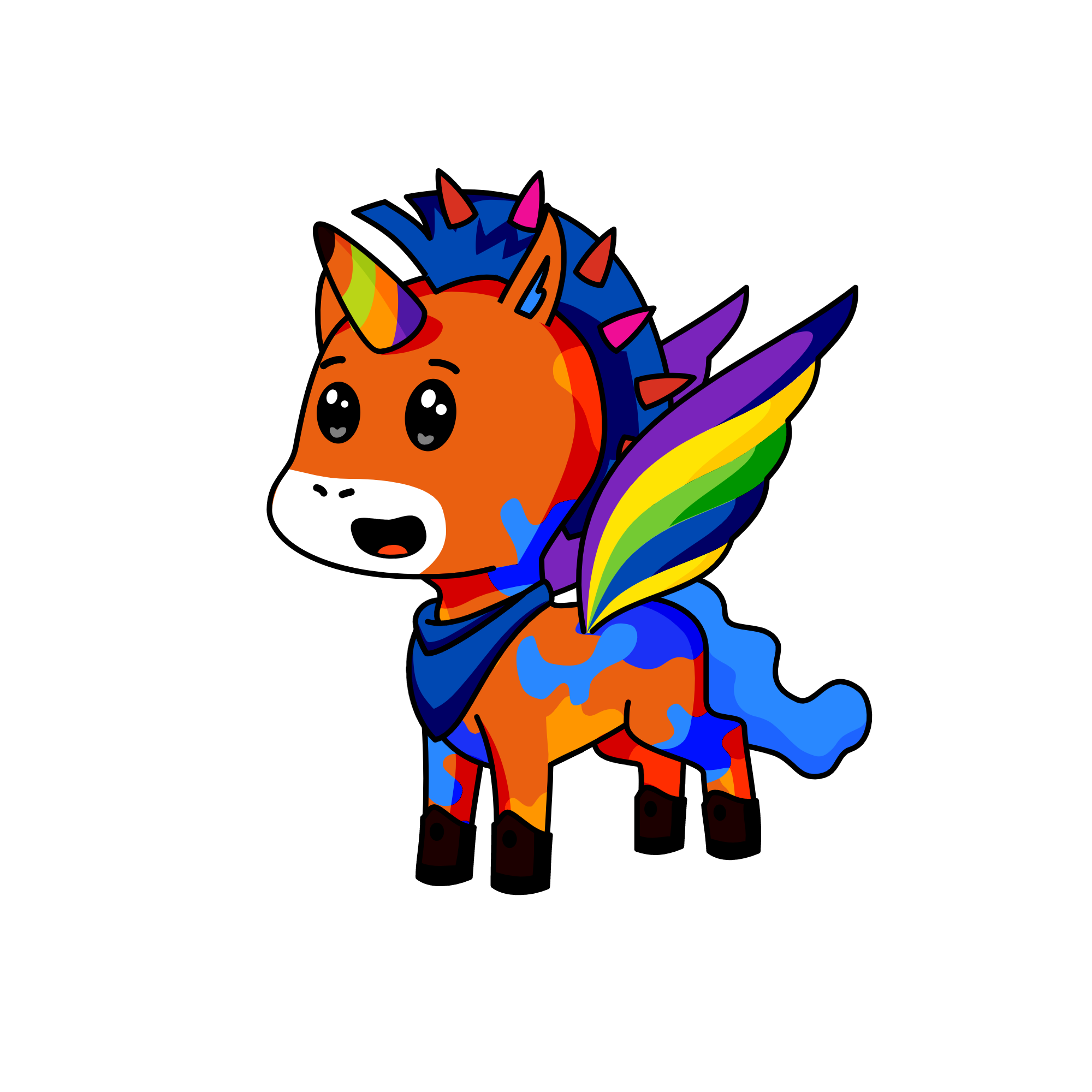 flash, the unicorn