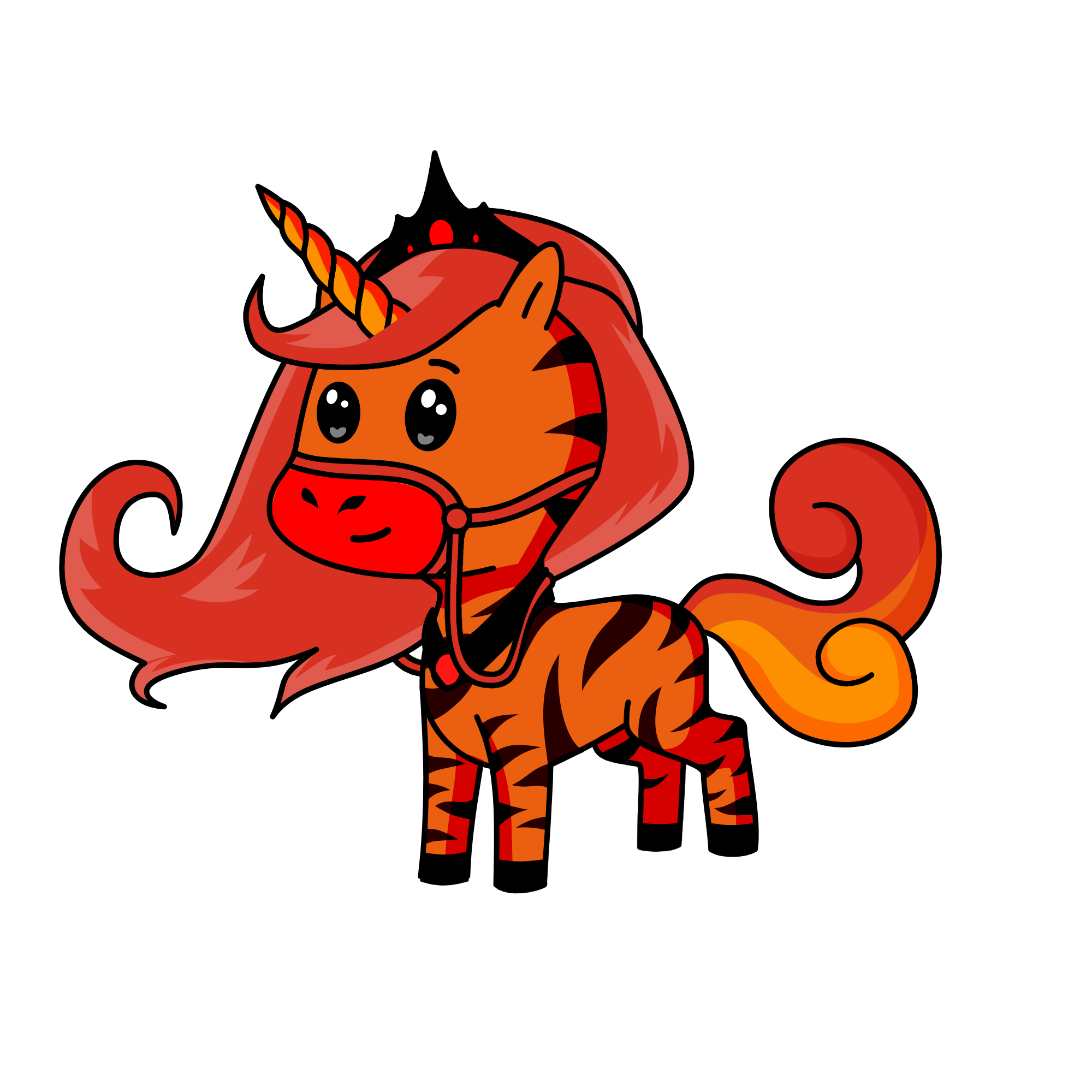 flame, the unicorn