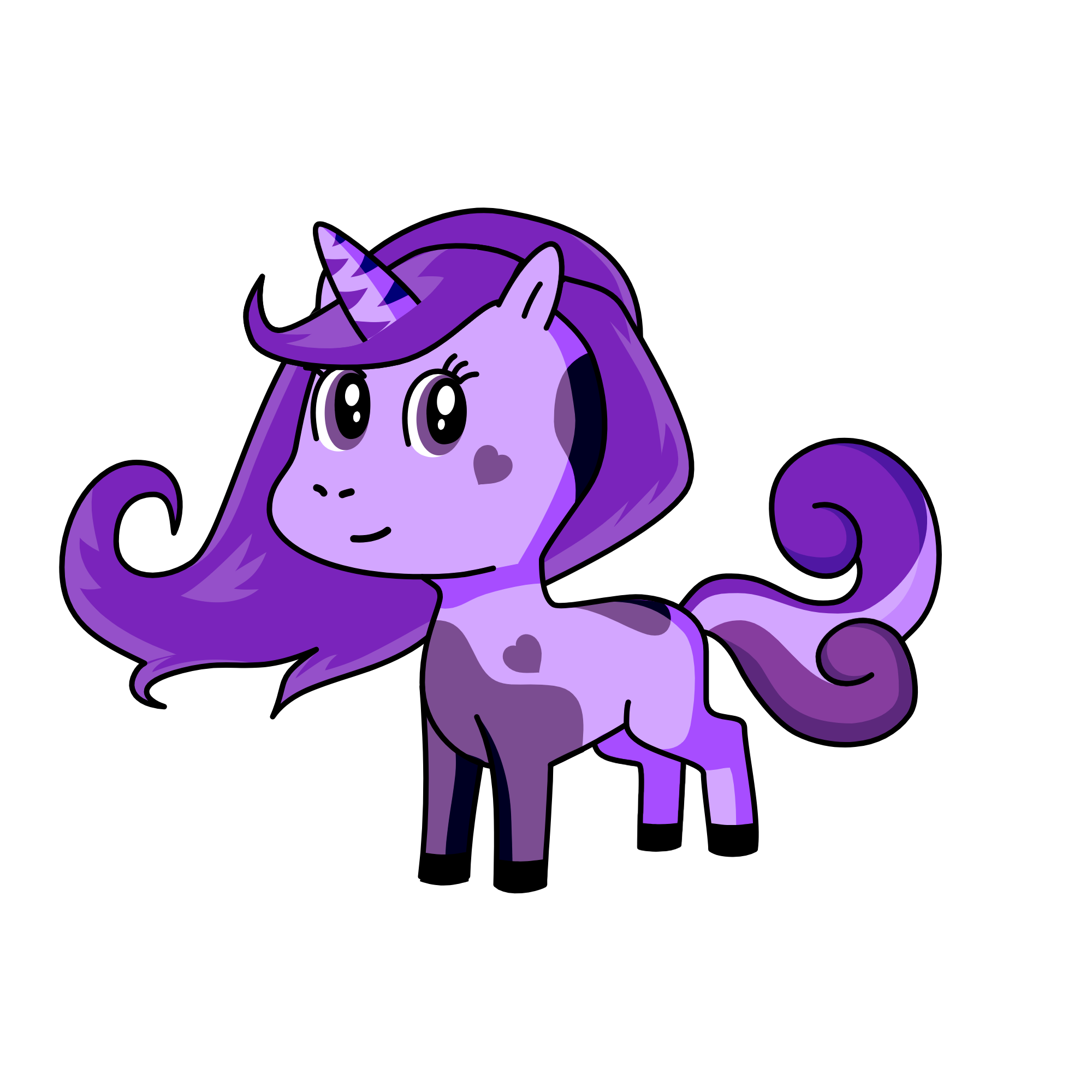 purplecorn, the unicorn